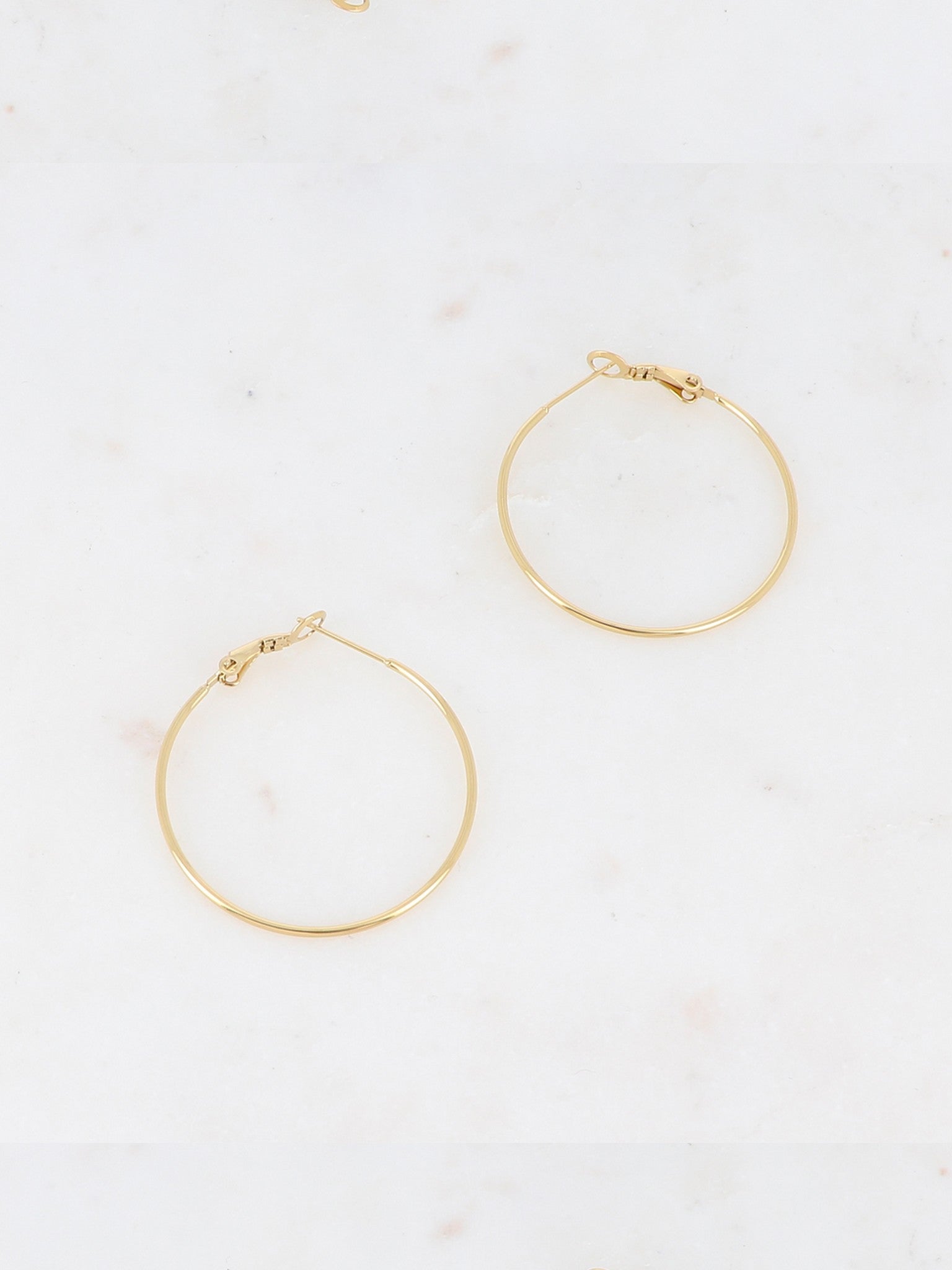 Boucles d'oreilles créoles 3,5cm
