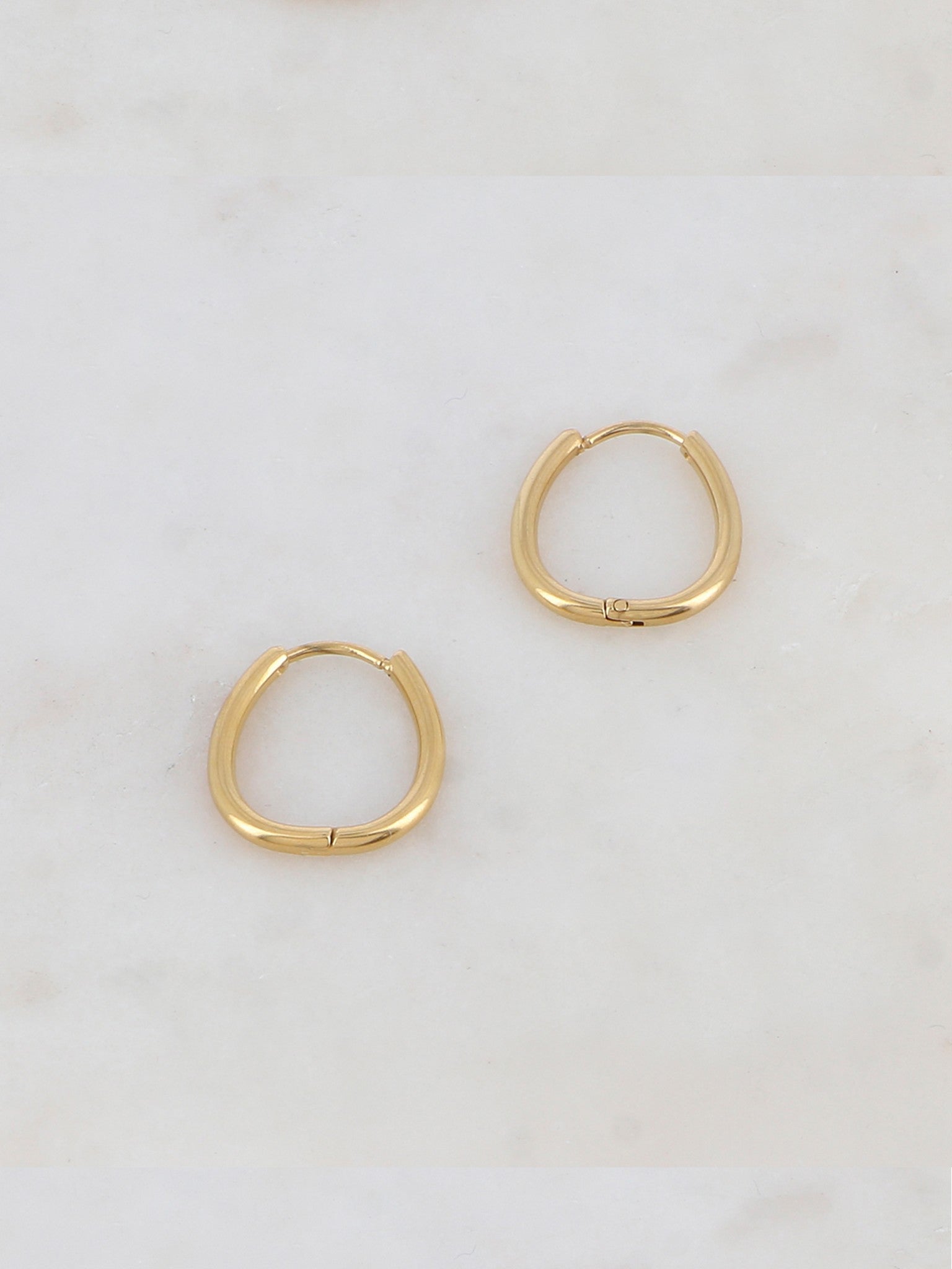 Boucles d'oreilles créoles ovales