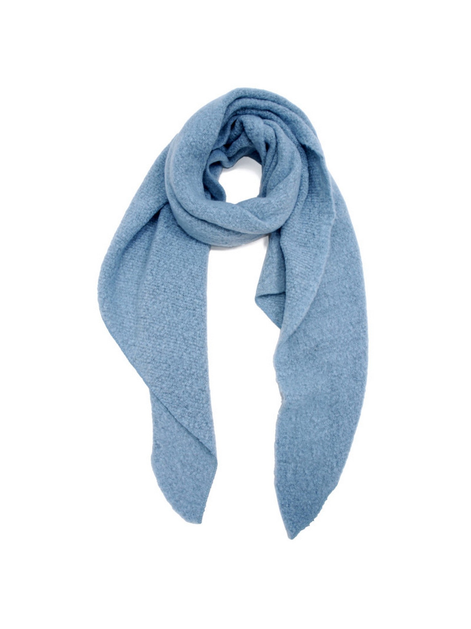 Écharpe recyclée bleu denim