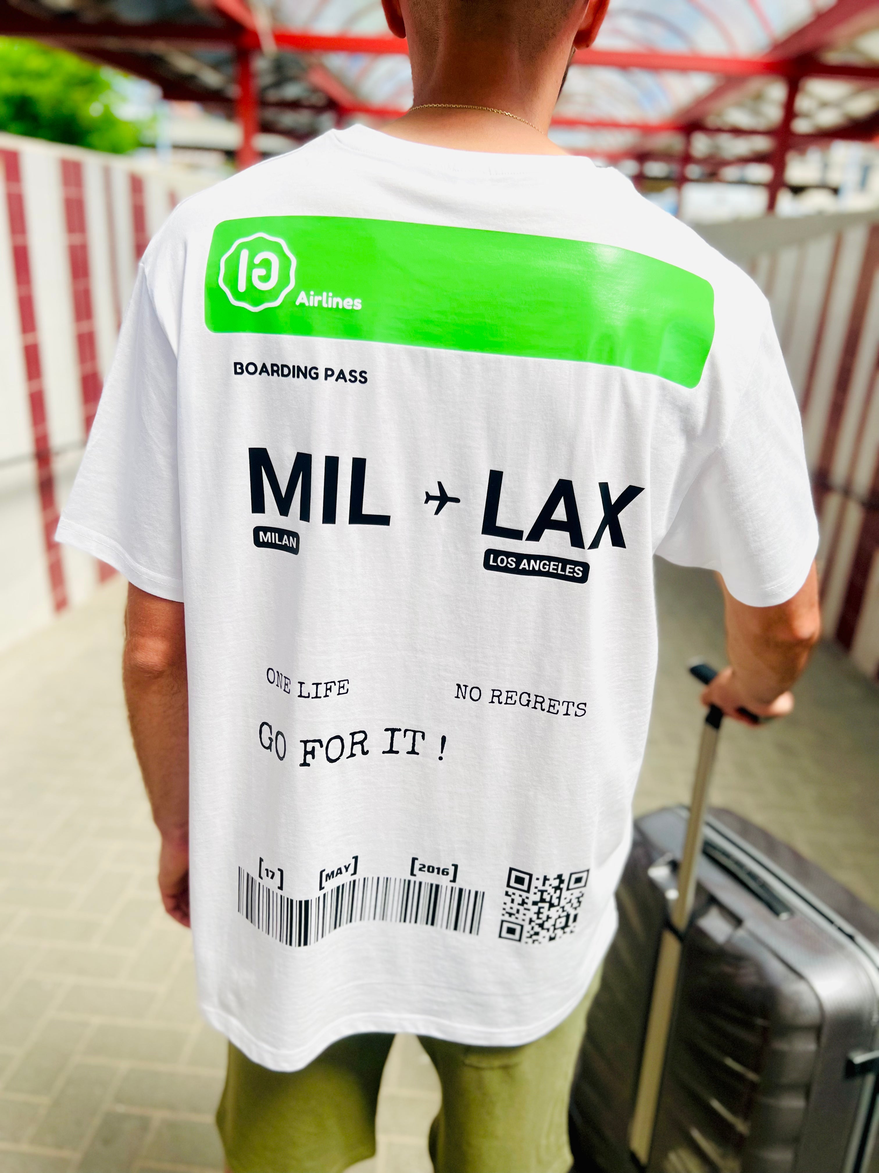 BOARDINGPASS Übergroß geschnittenes T-Shirt
