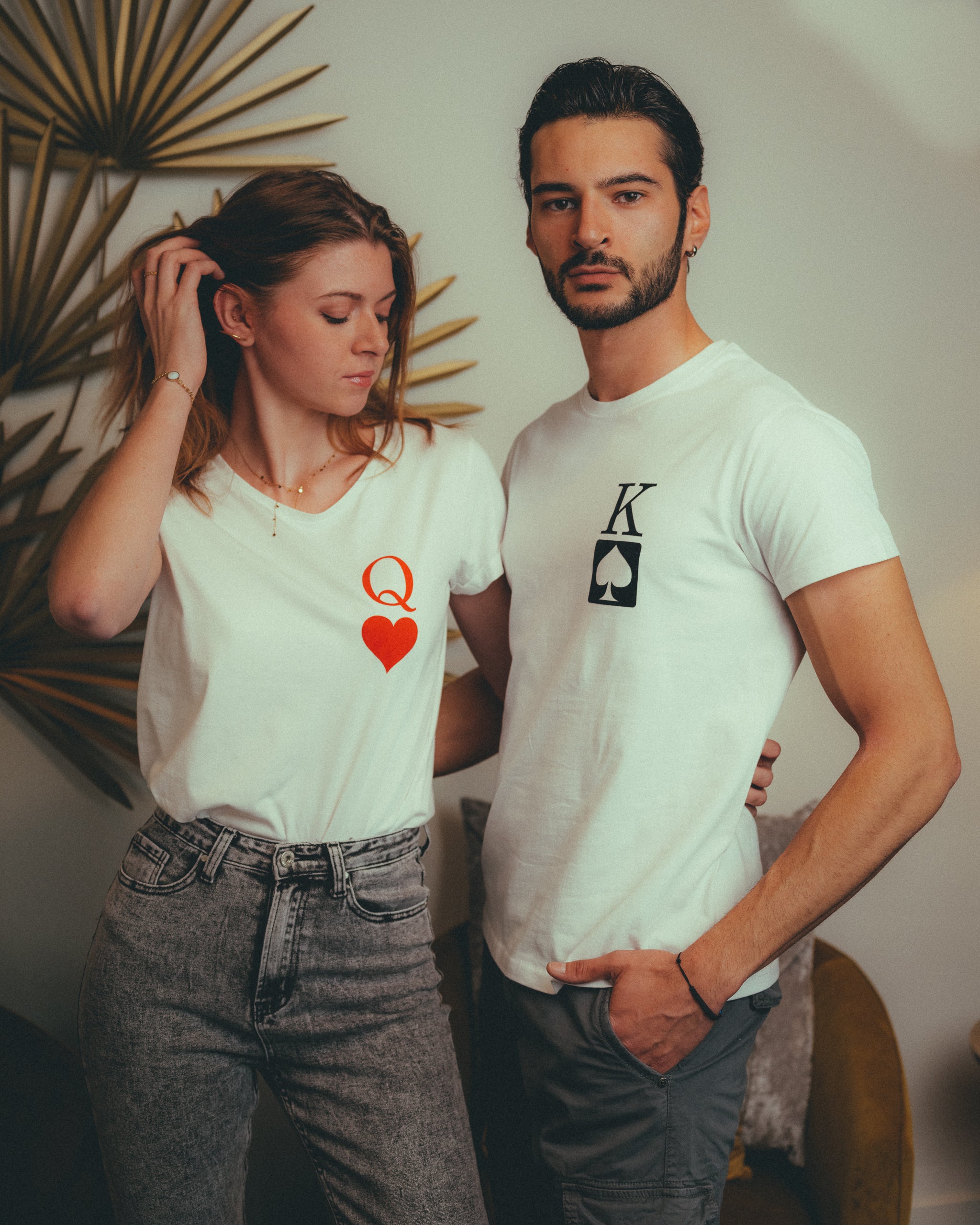Weißes KING-T-Shirt