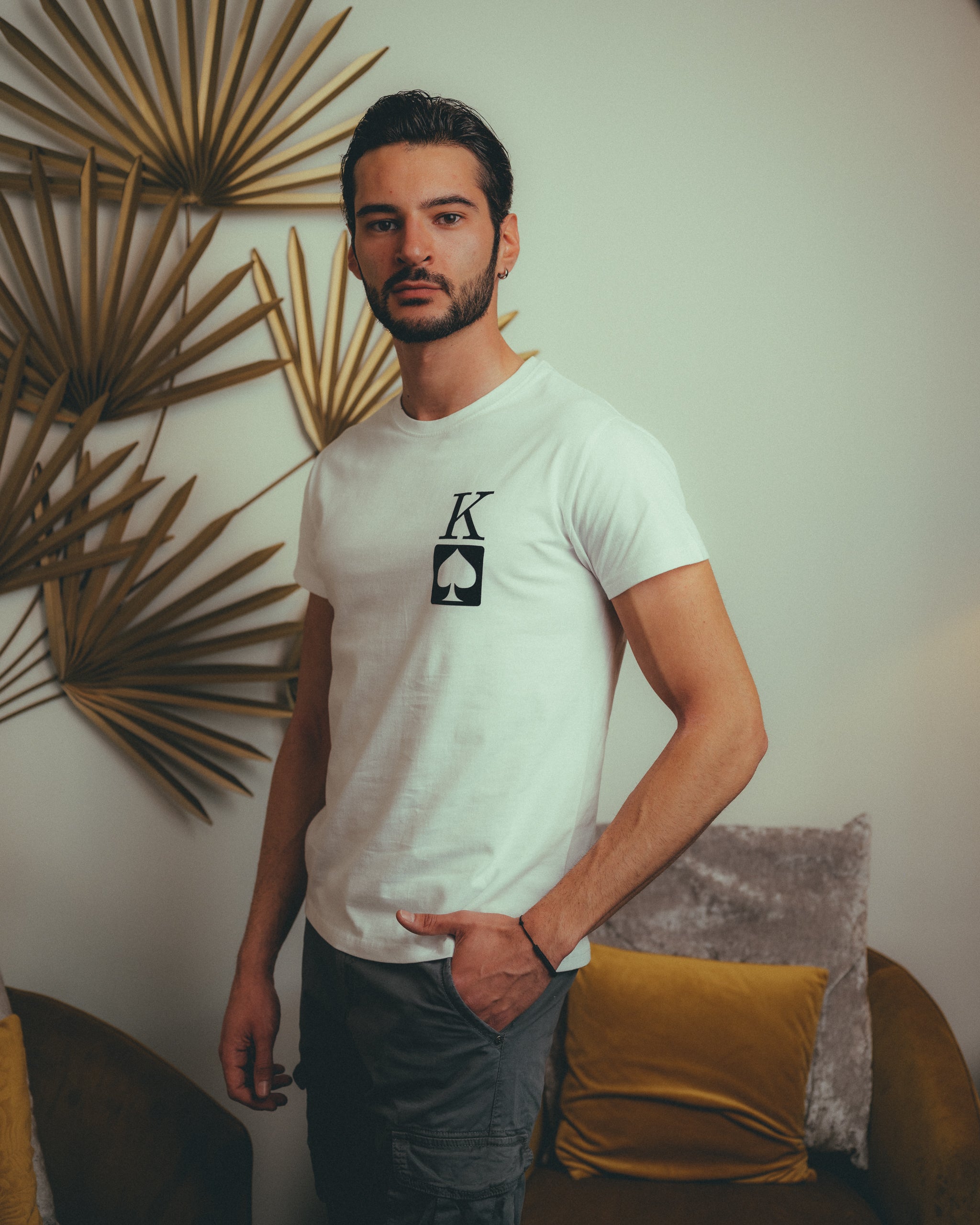 Weißes KING-T-Shirt