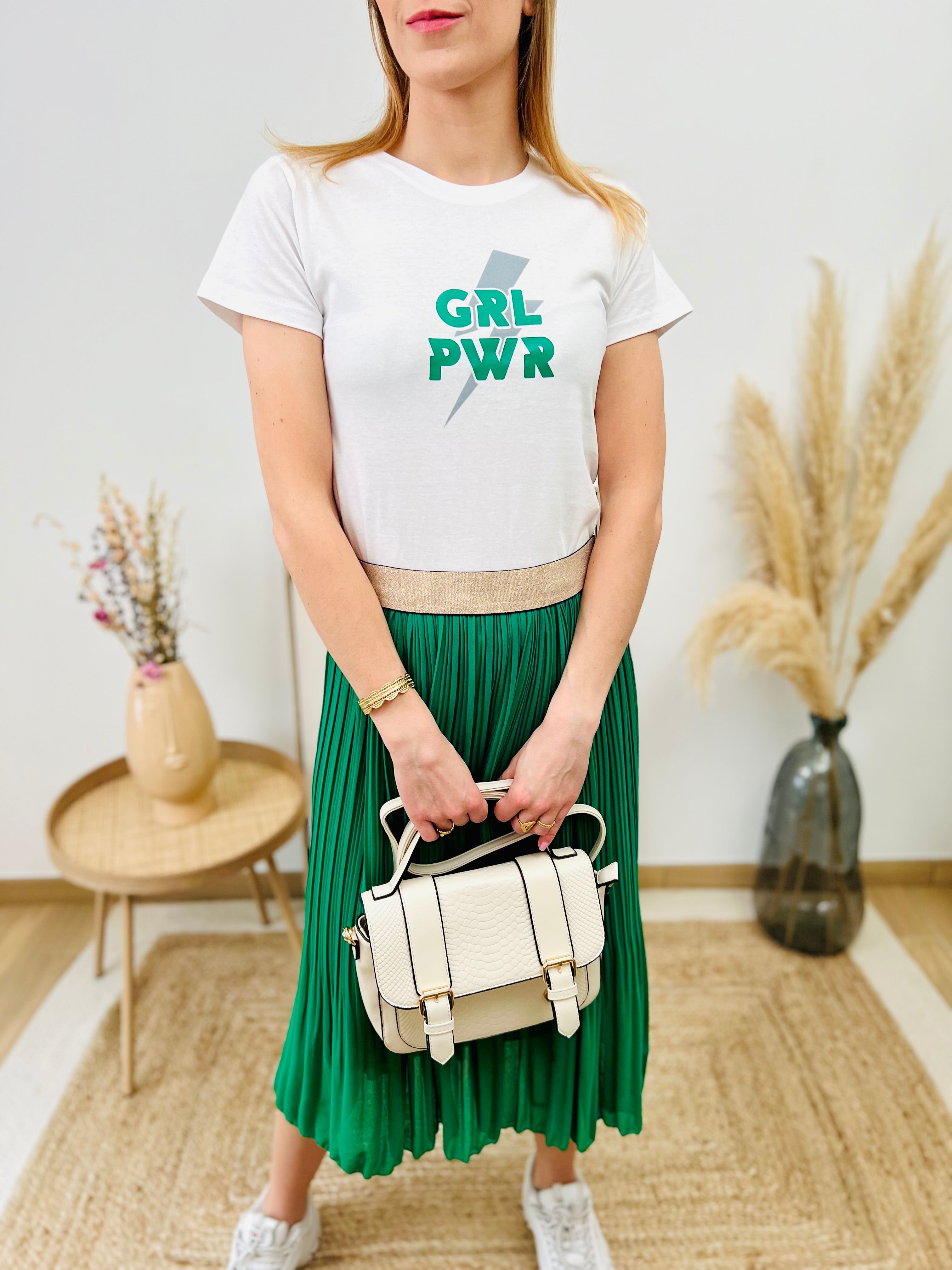 GIRLPOWER grünes T-Shirt
