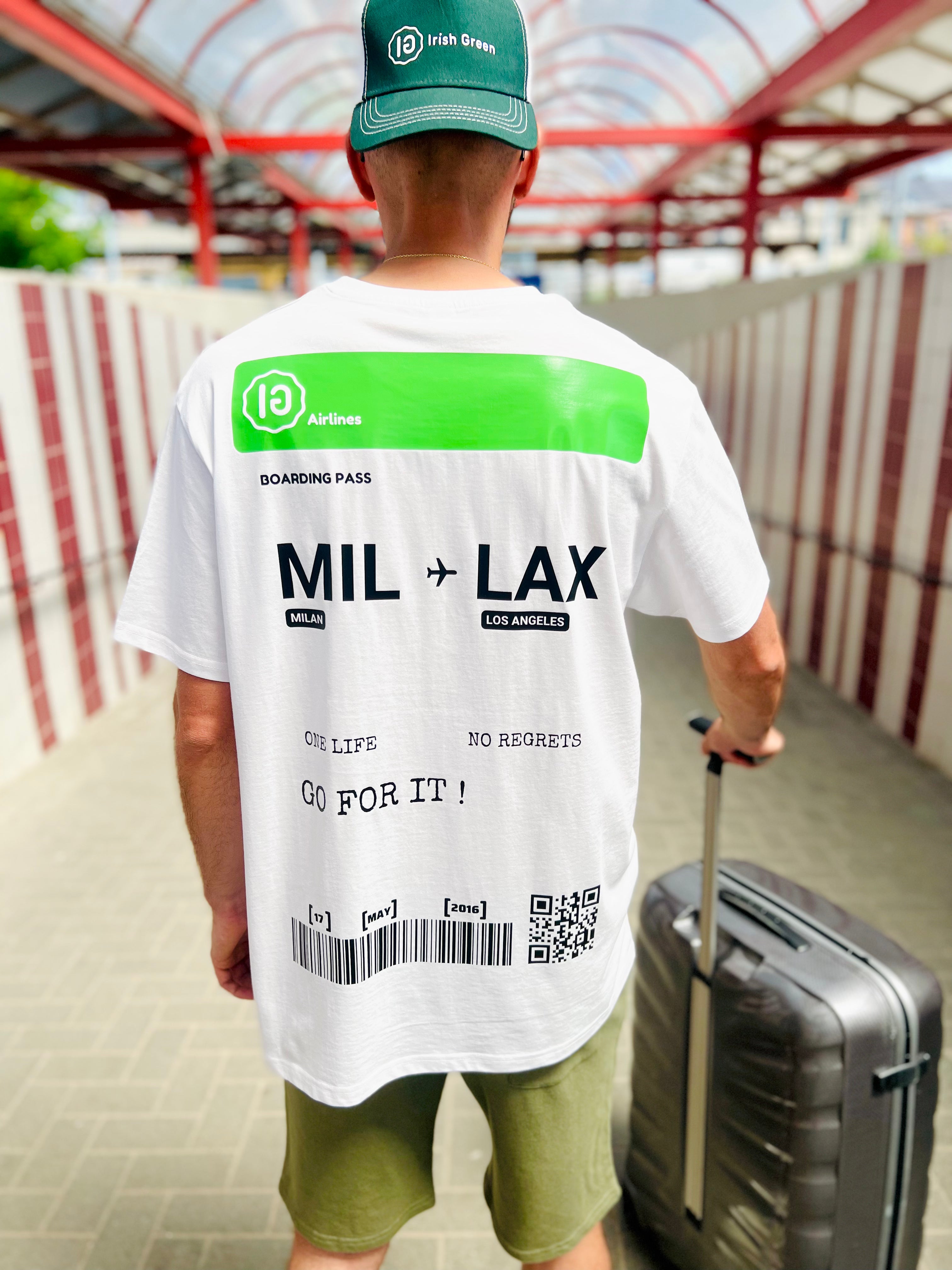 BOARDINGPASS-T-Shirt zum Personalisieren