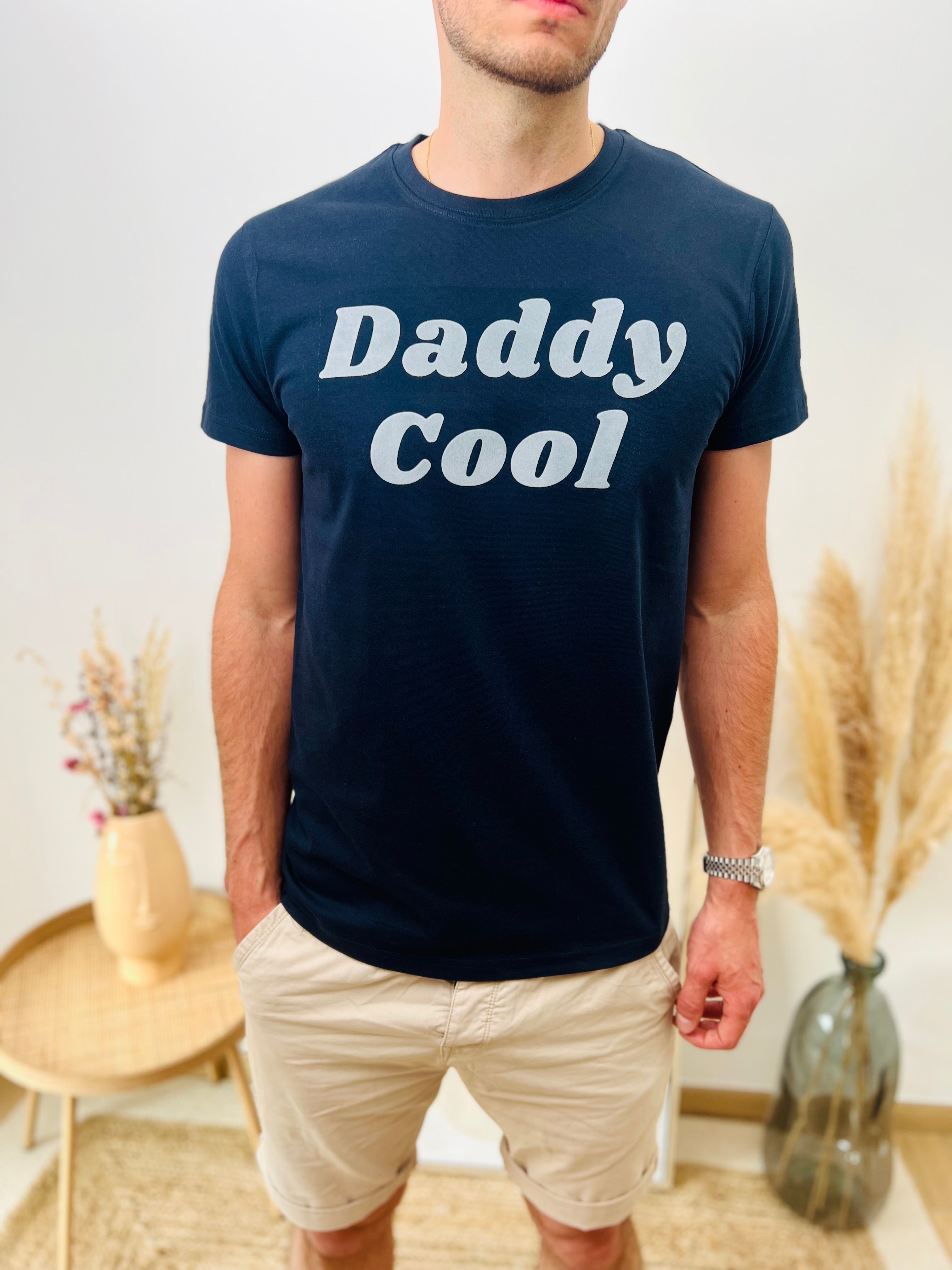DADDY COOL Marineblaues T-Shirt