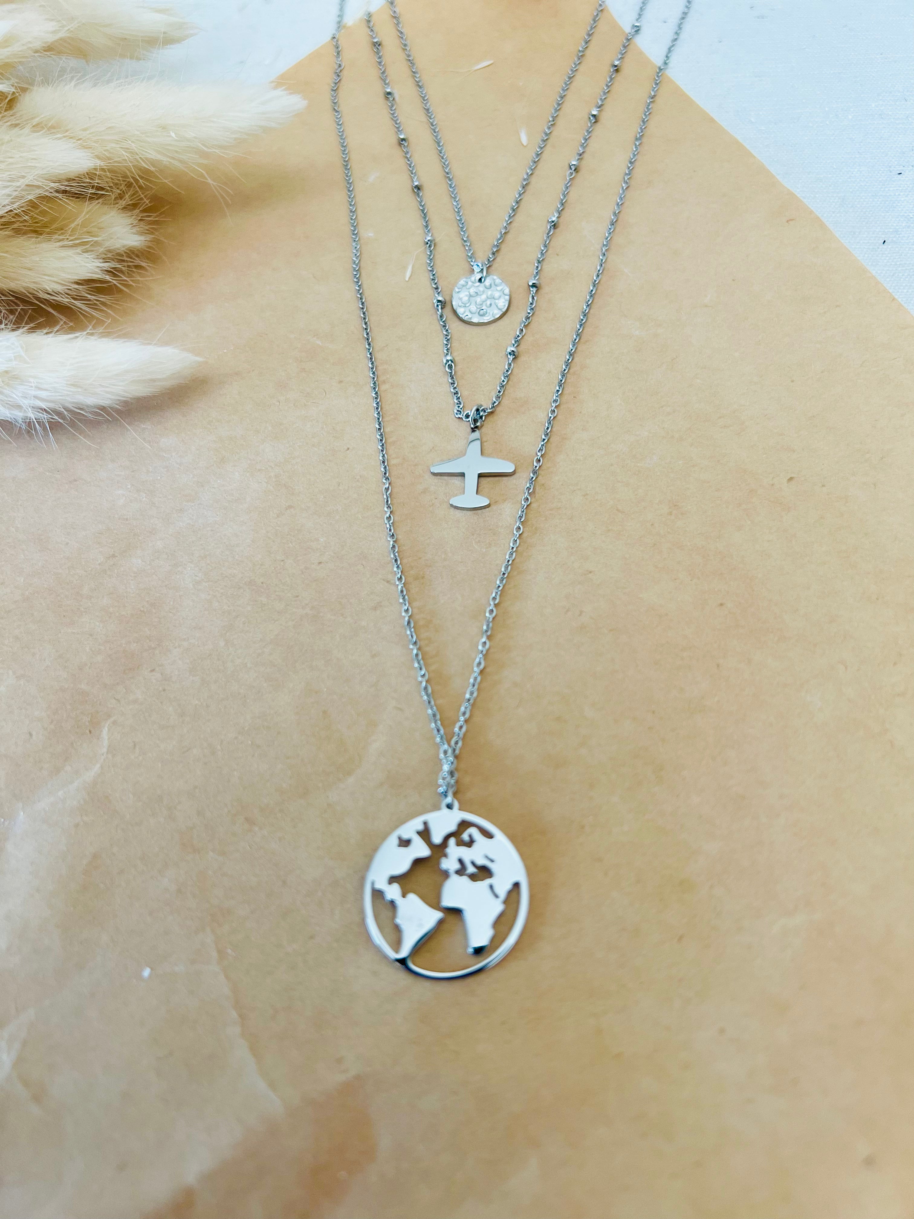 Collier TRAVEL 3 rangs