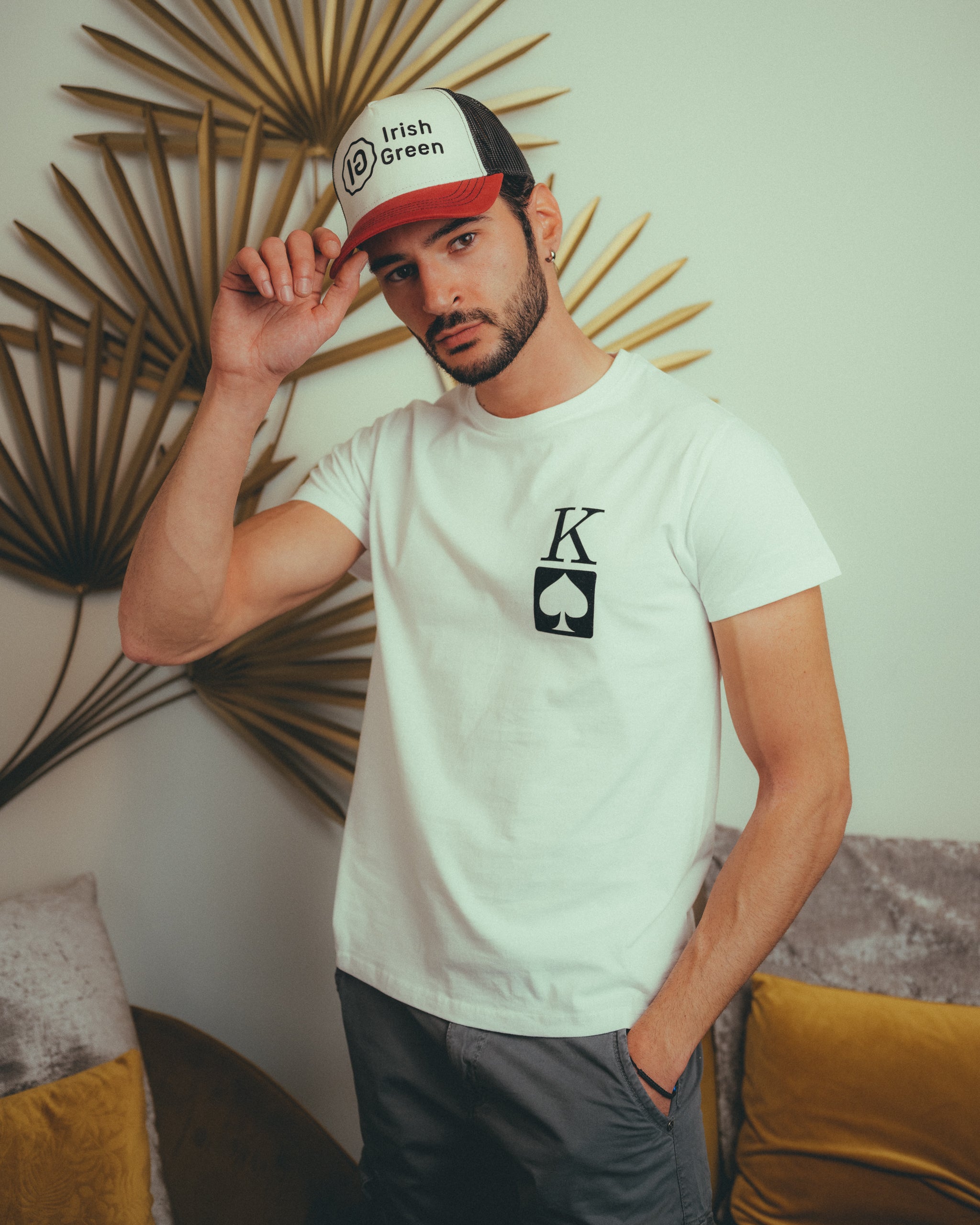 Weißes KING-T-Shirt