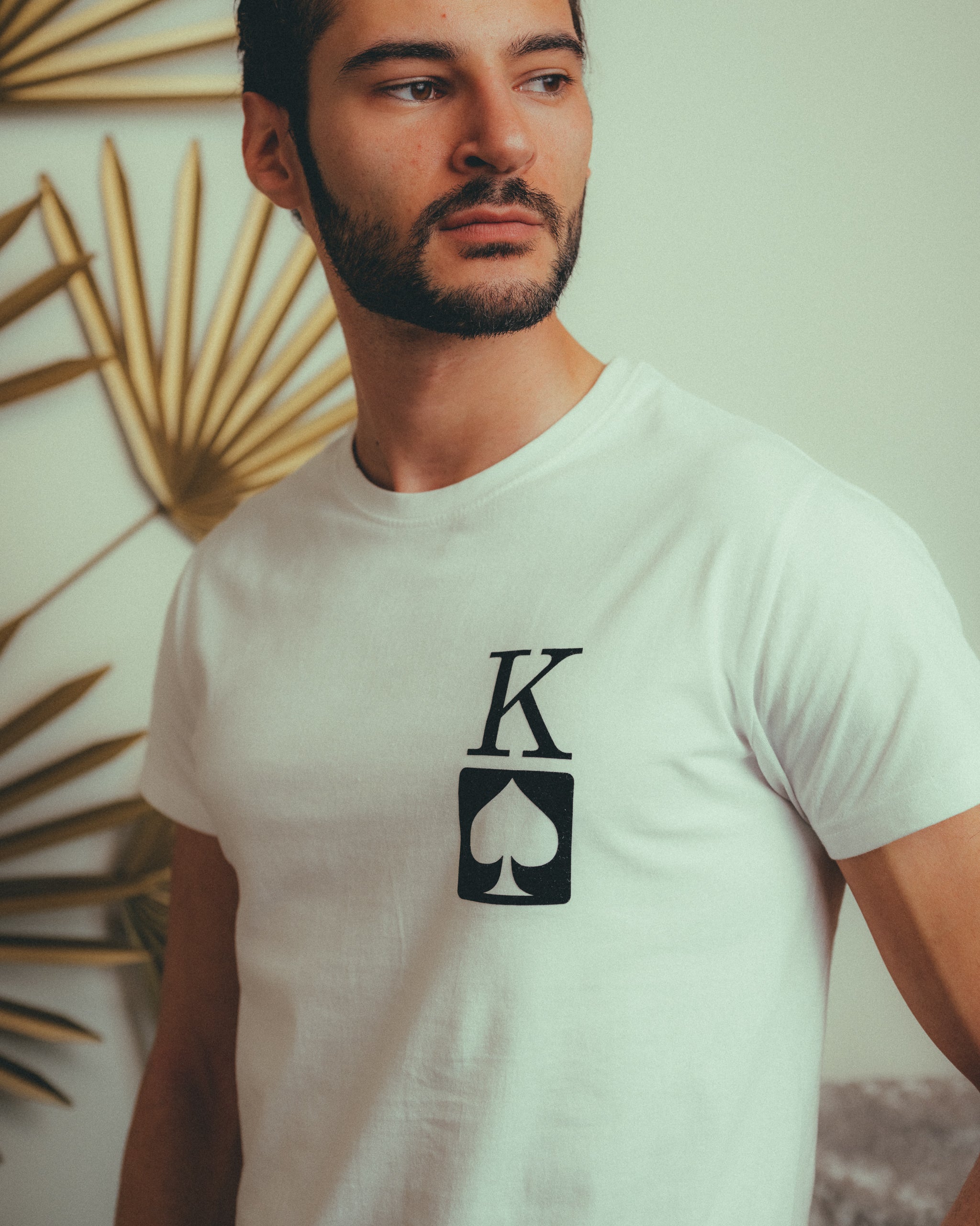 Weißes KING-T-Shirt