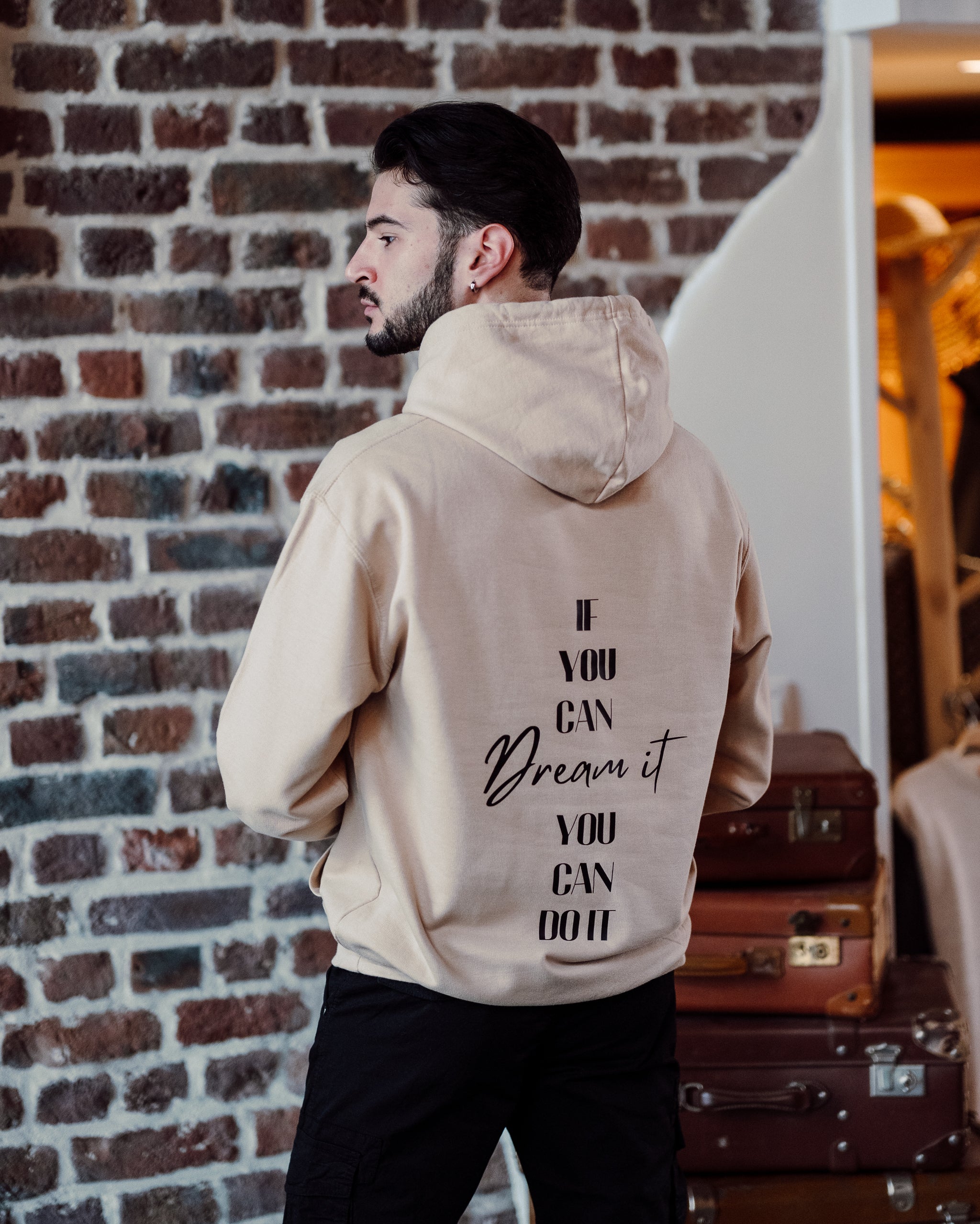 Sweatshirt-Hoodie WENN SIE ES TRÄUMEN KÖNNEN, KÖNNEN SIE ES TUN