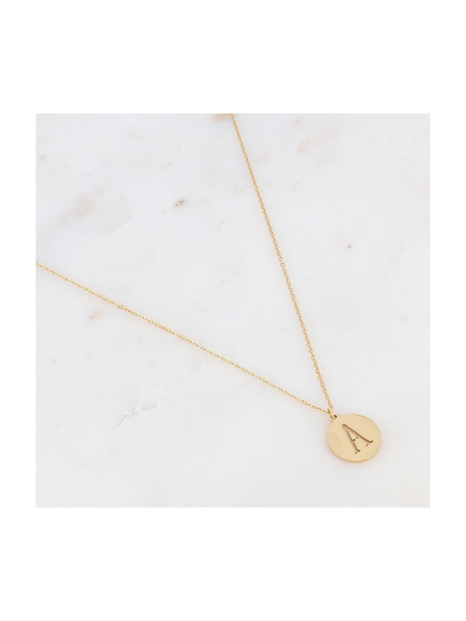 Collier INITIALE doré