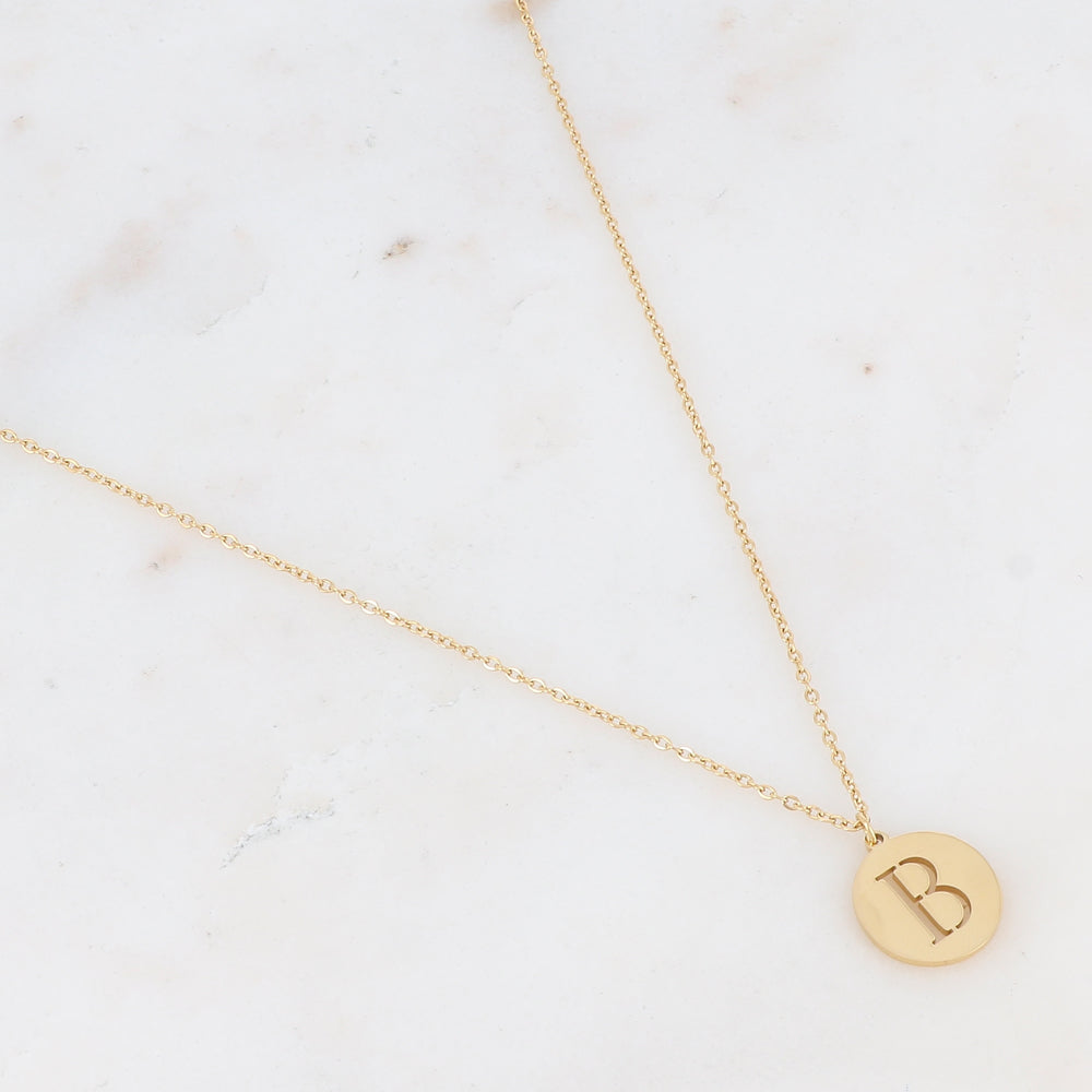 Collier INITIALE doré