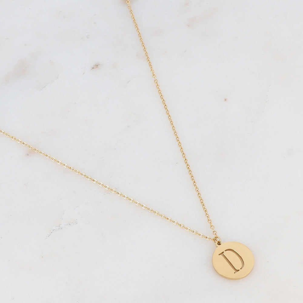 Collier INITIALE doré