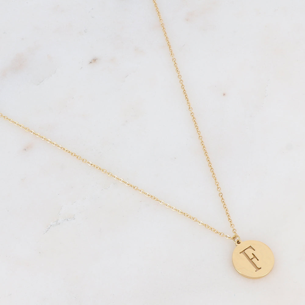 Collier INITIALE doré