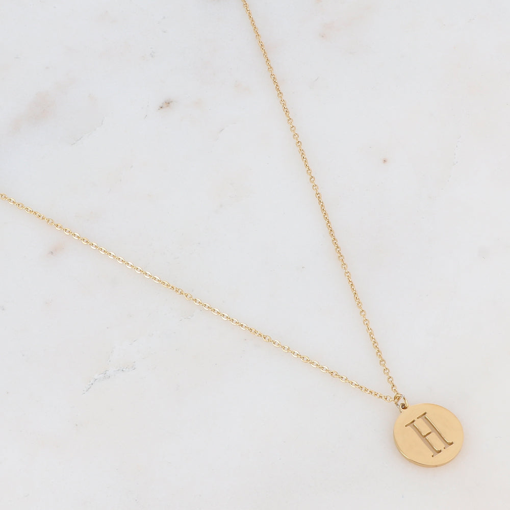 Collier INITIALE doré