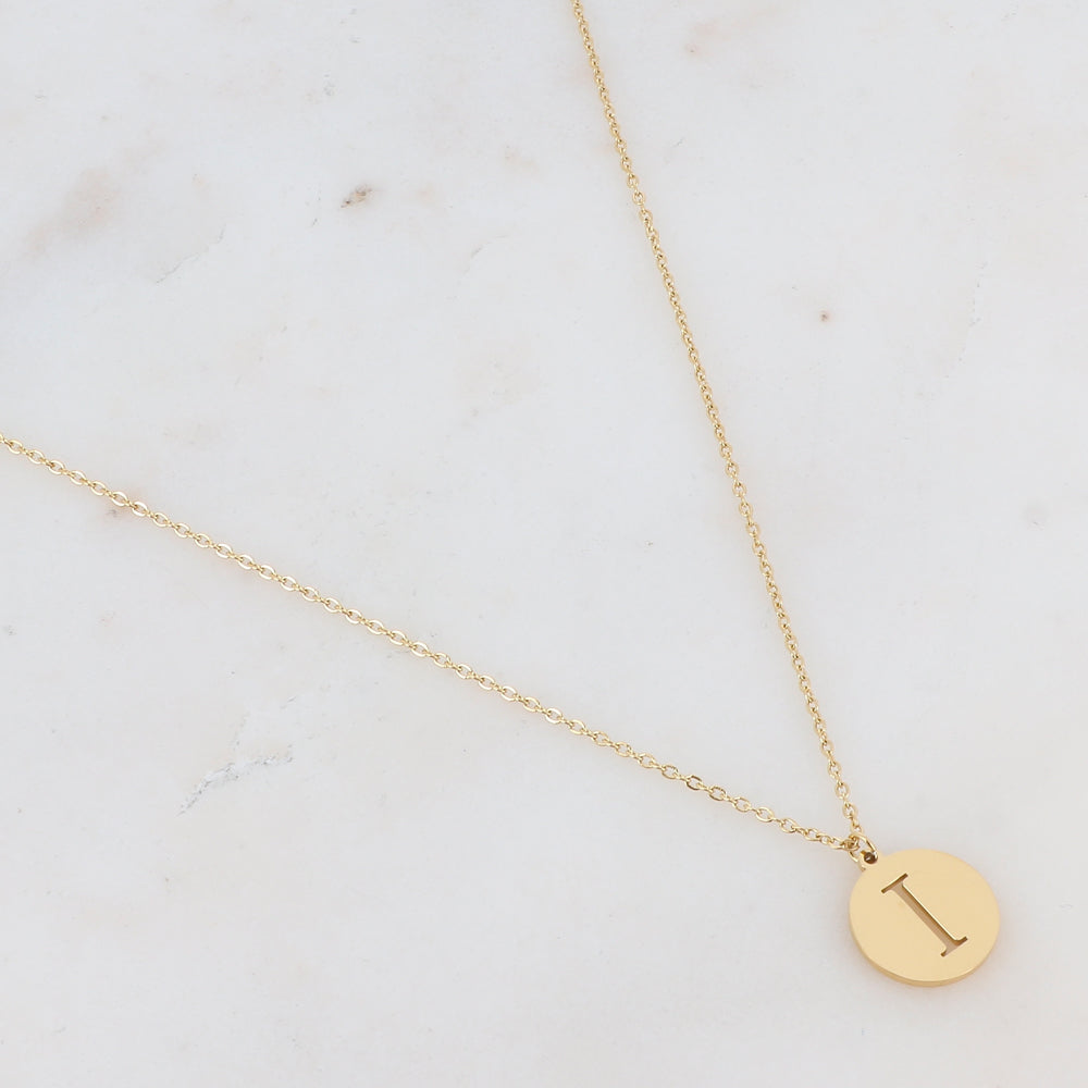 Collier INITIALE doré