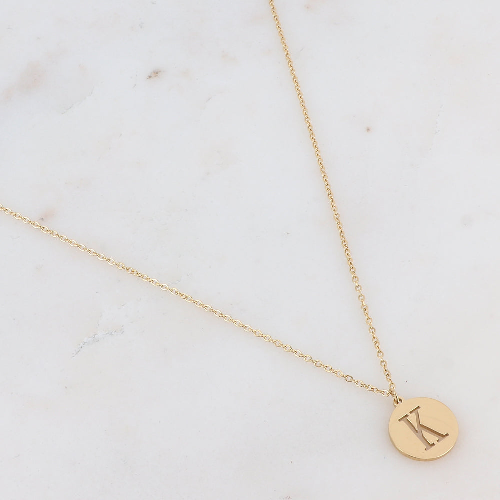 Collier INITIALE doré