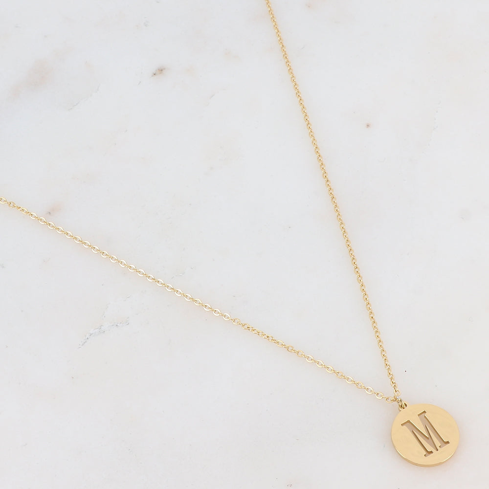 Collier INITIALE doré