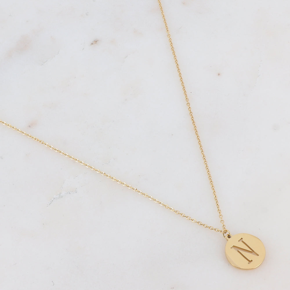 Collier INITIALE doré