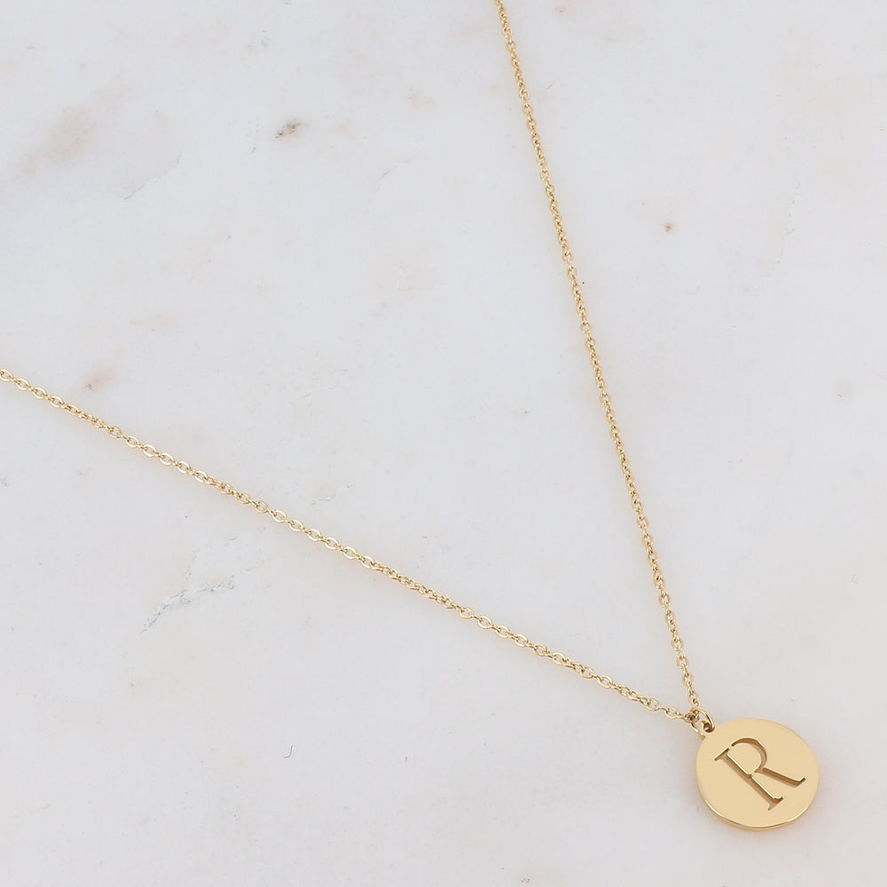 Collier INITIALE doré