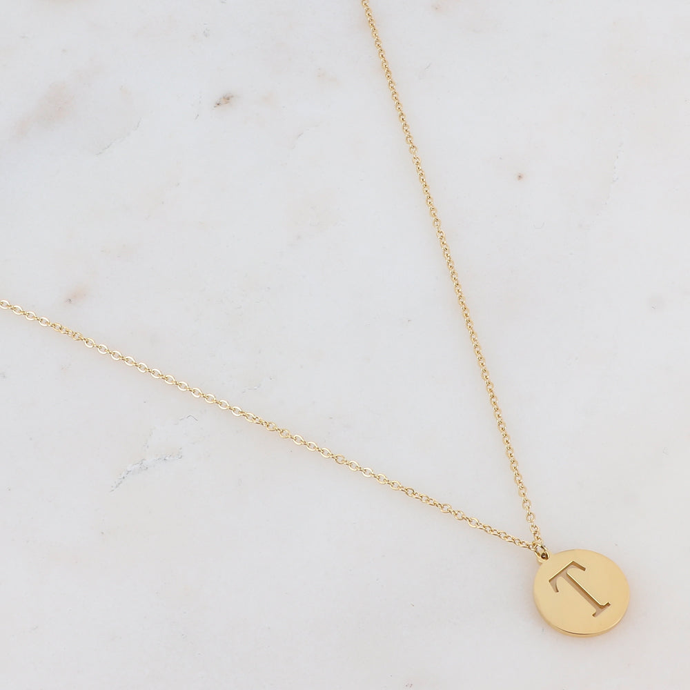 Collier INITIALE doré