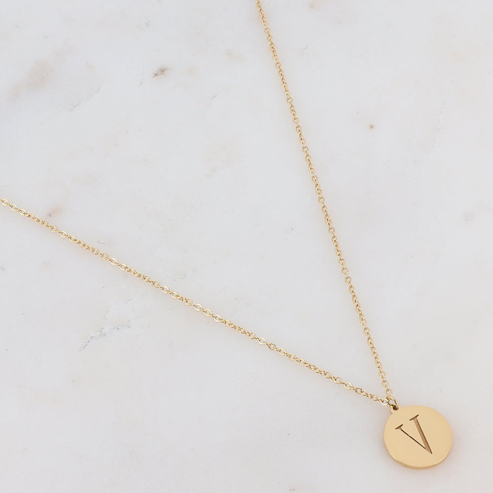 Collier INITIALE doré
