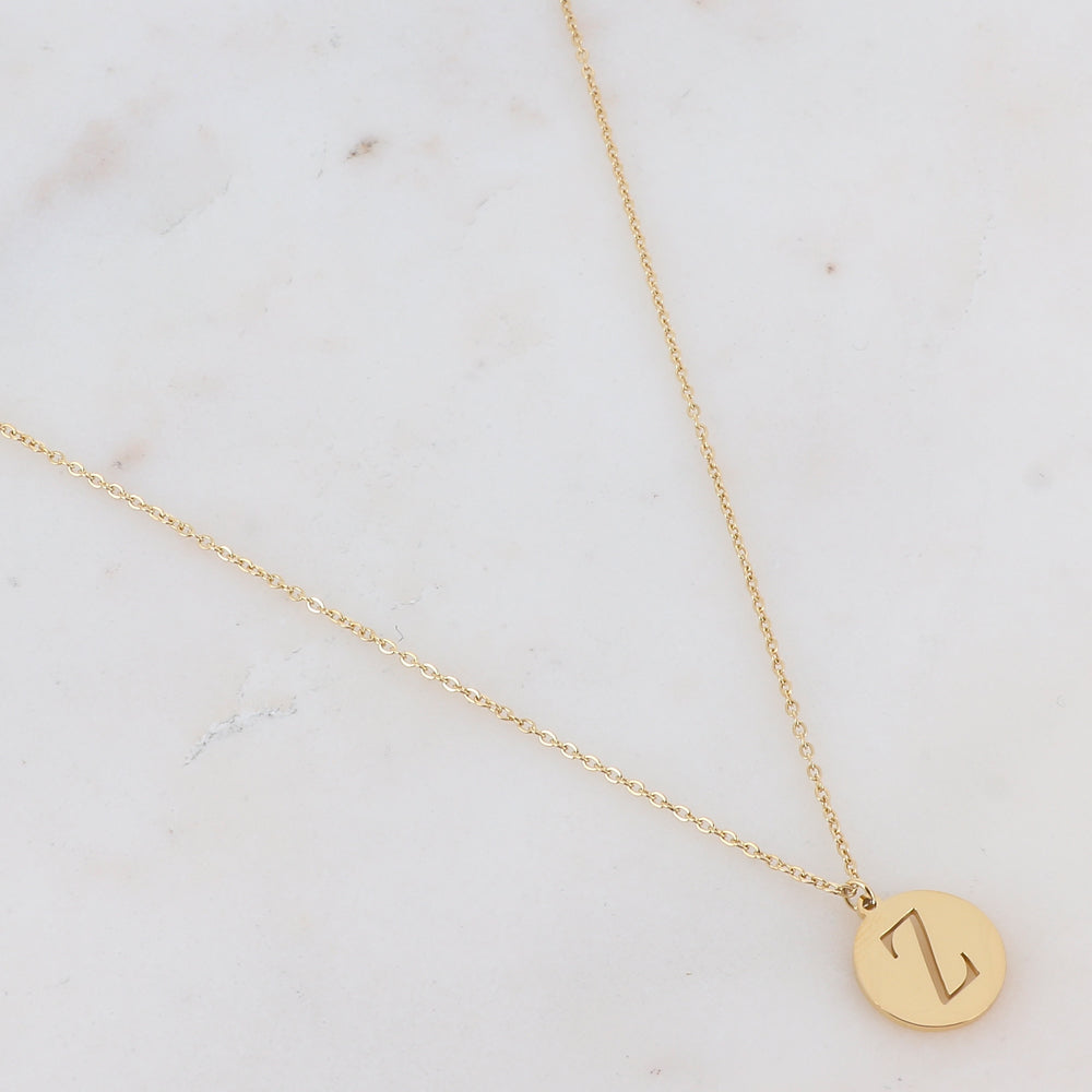 Collier INITIALE doré