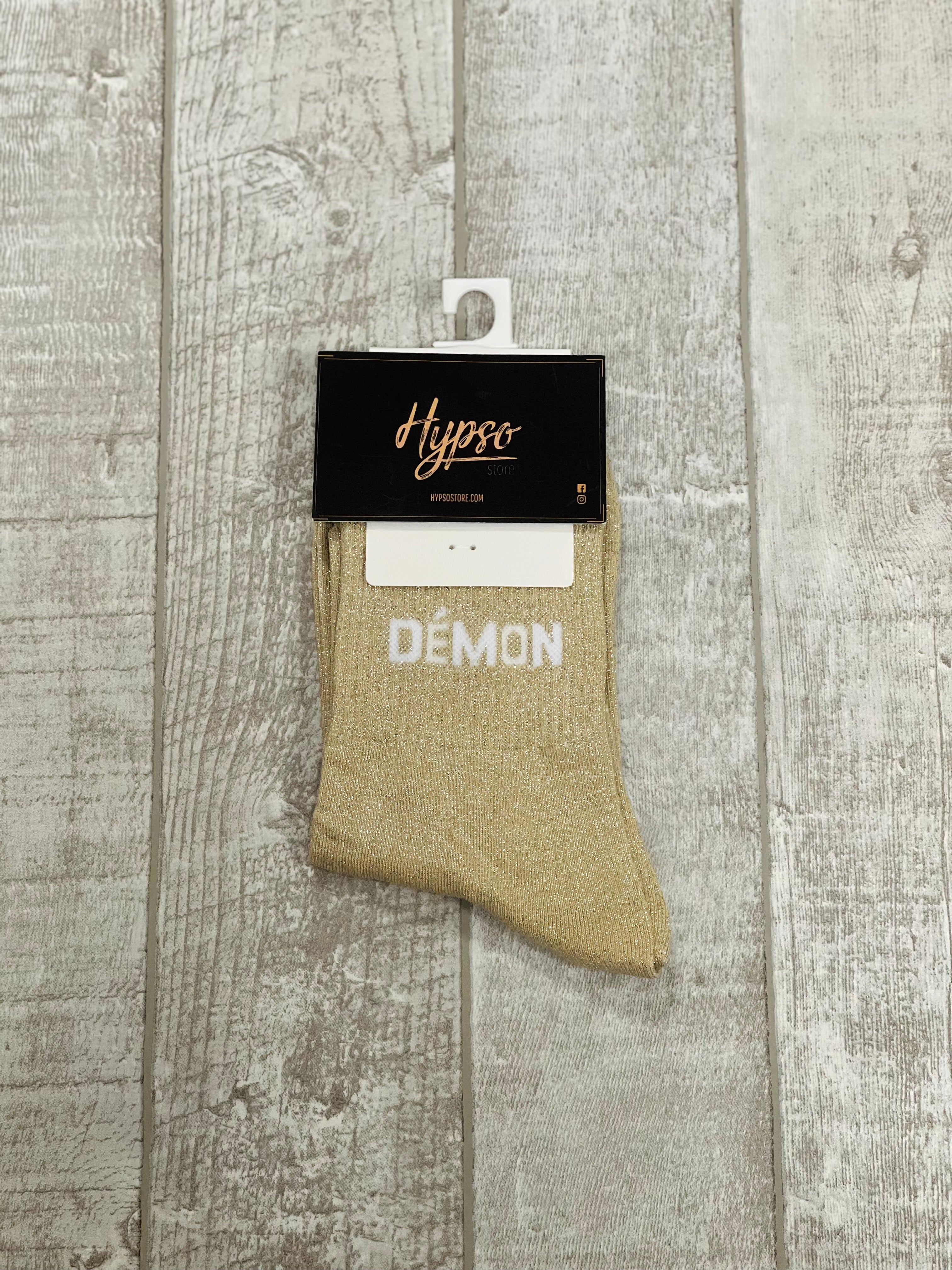 Chaussettes à paillettes DÉMON