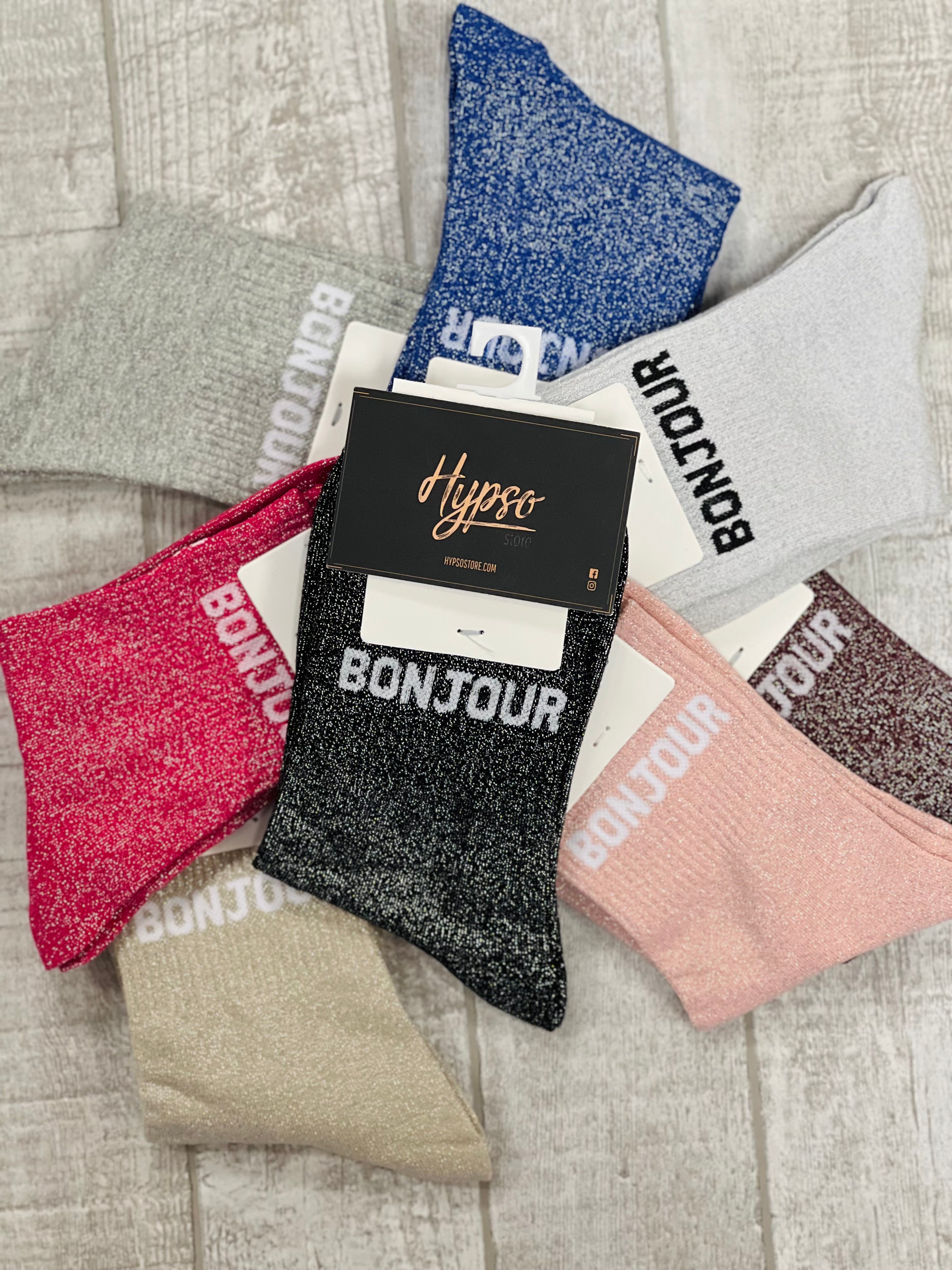 Chaussettes à paillettes BONJOUR