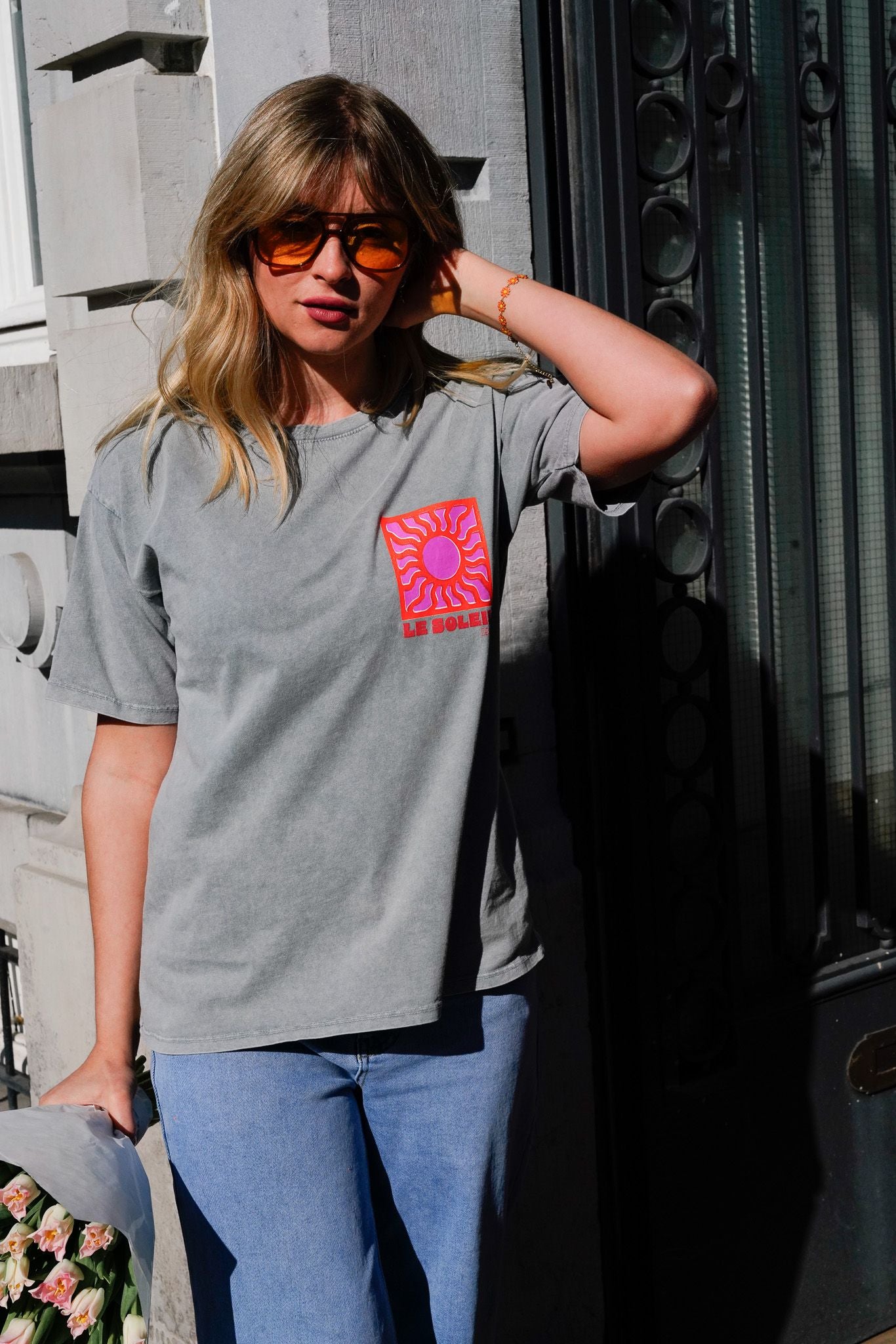 Tee-shirt LE SOLEIL gris