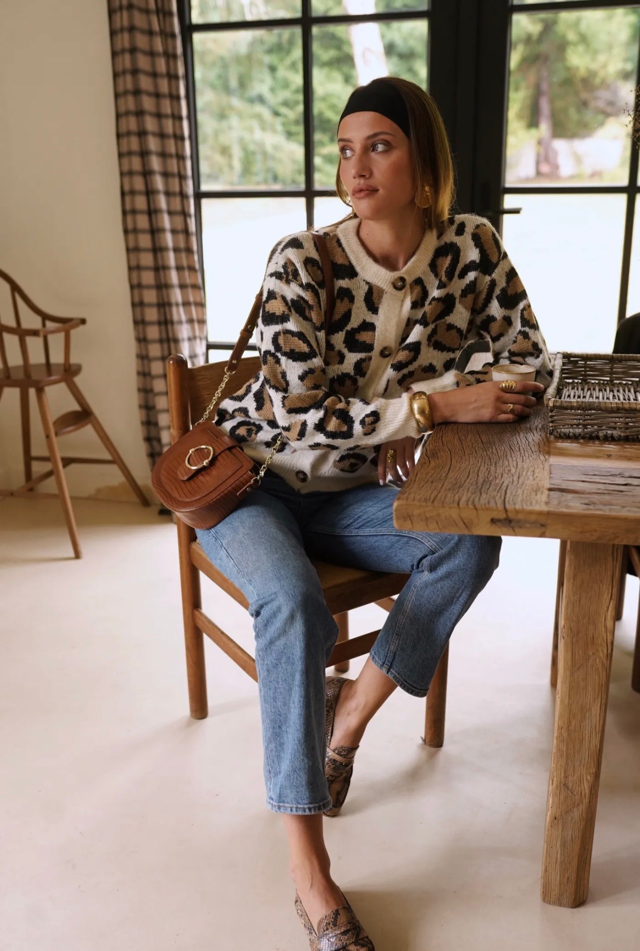 Gilet  NANETTE léopard