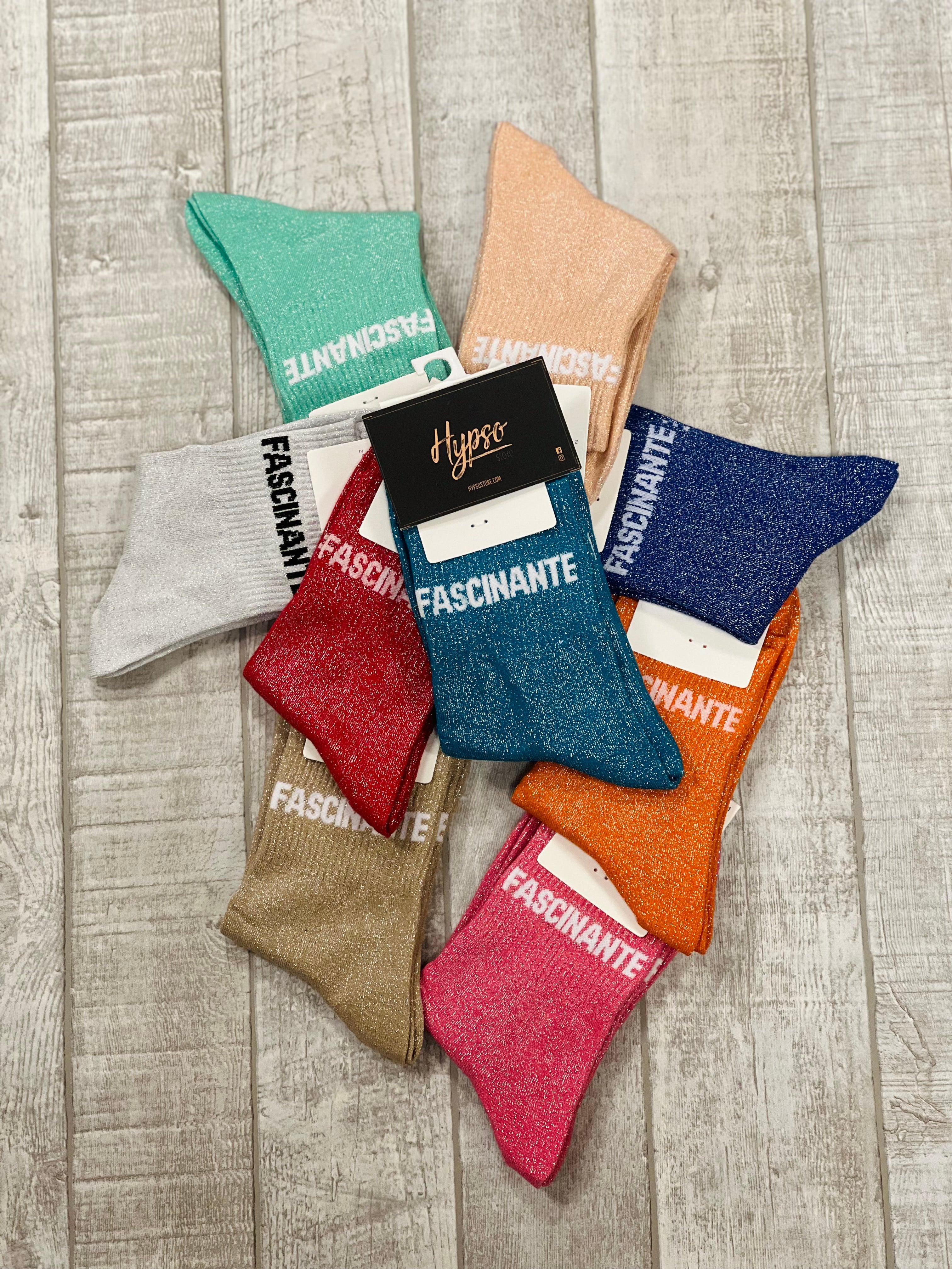 Chaussettes à paillettes FASCINANTE