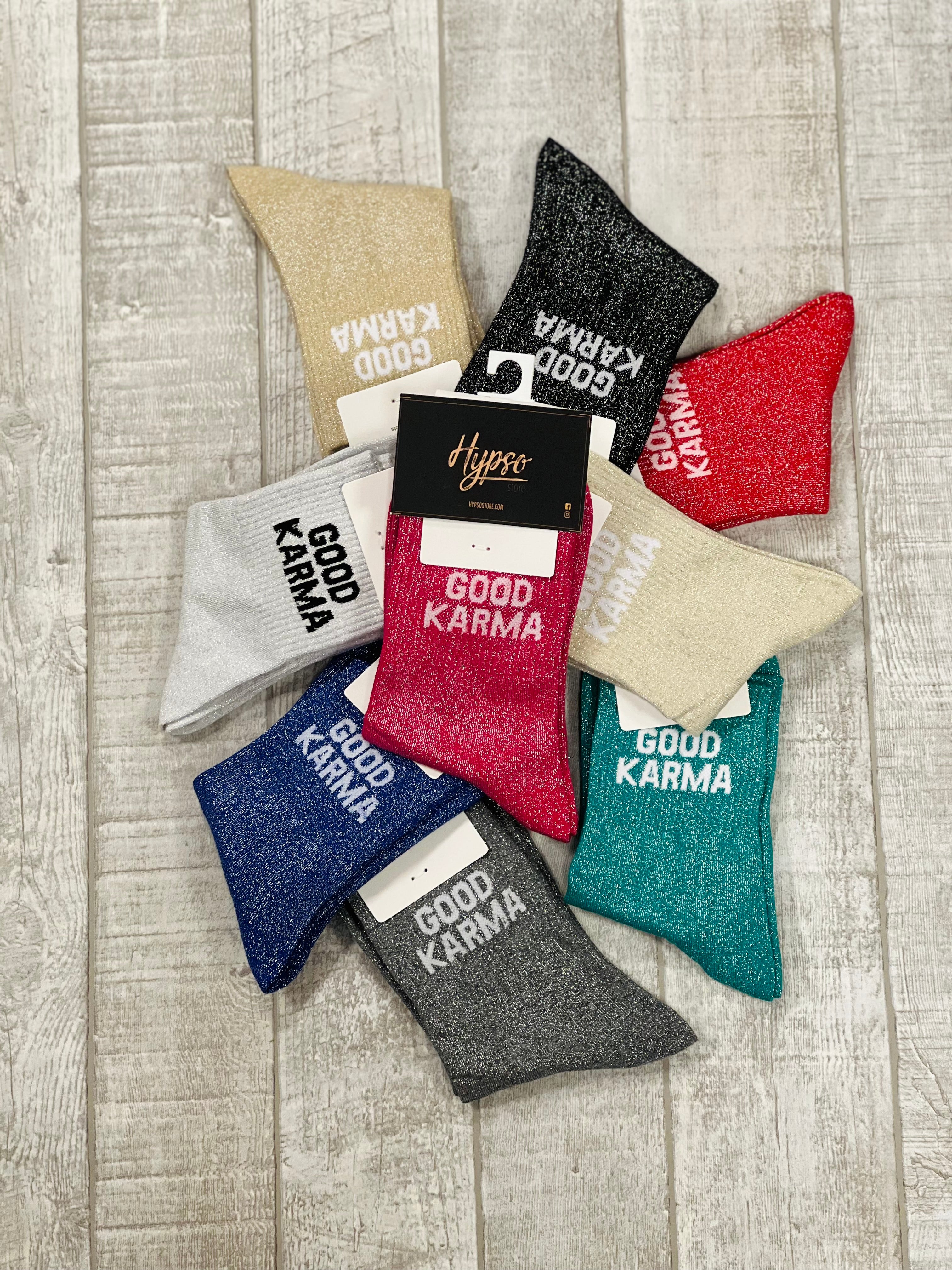 Chaussettes à paillettes GOOD KARMA