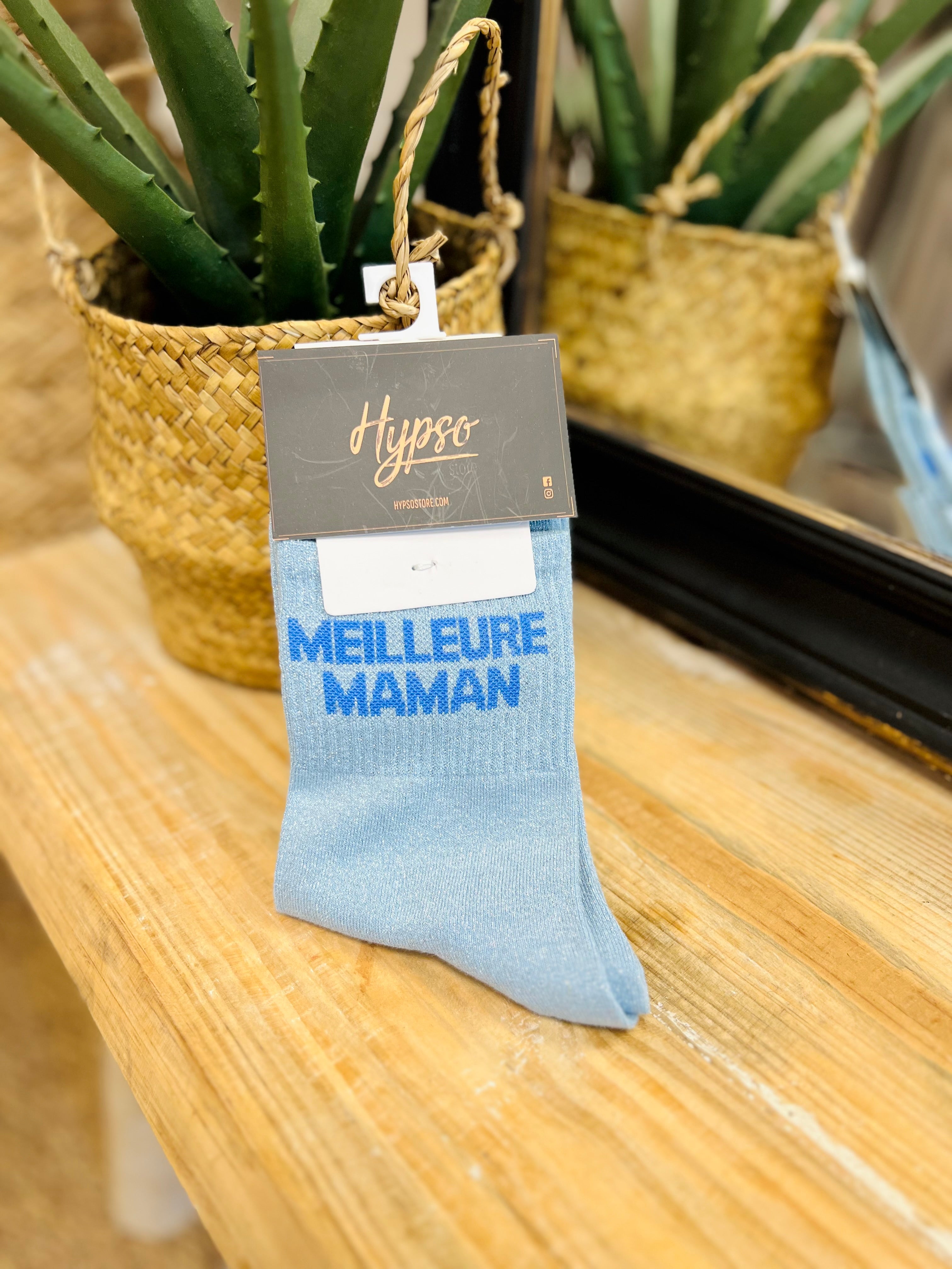 Chaussettes à paillettes MEILLEURE MAMAN