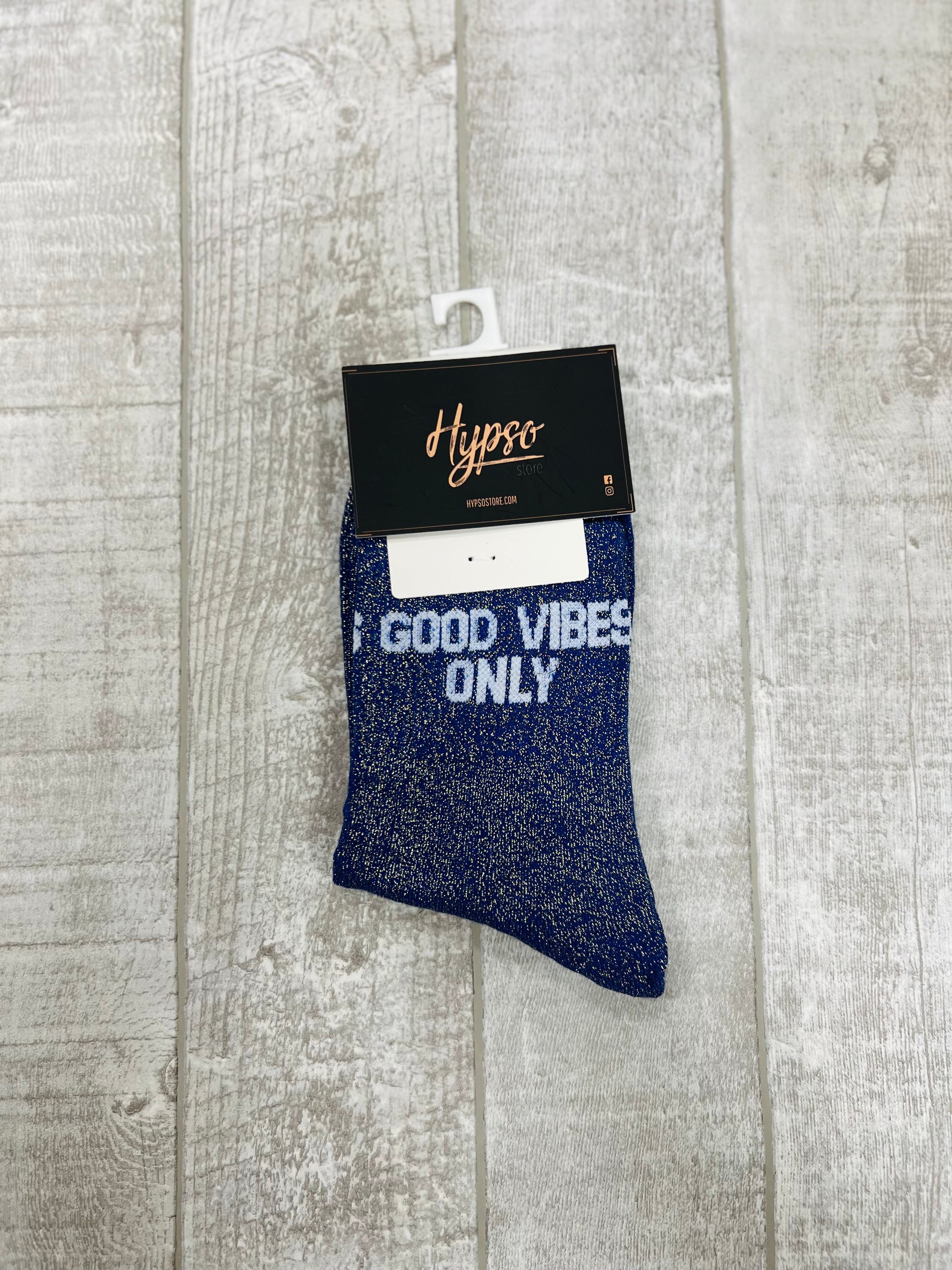Chaussettes à paillettes GOOD VIBES ONLY