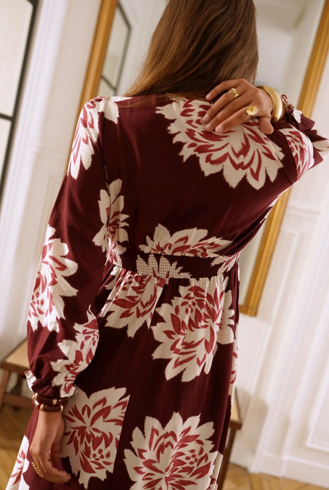 Robe ETHEL bordeaux