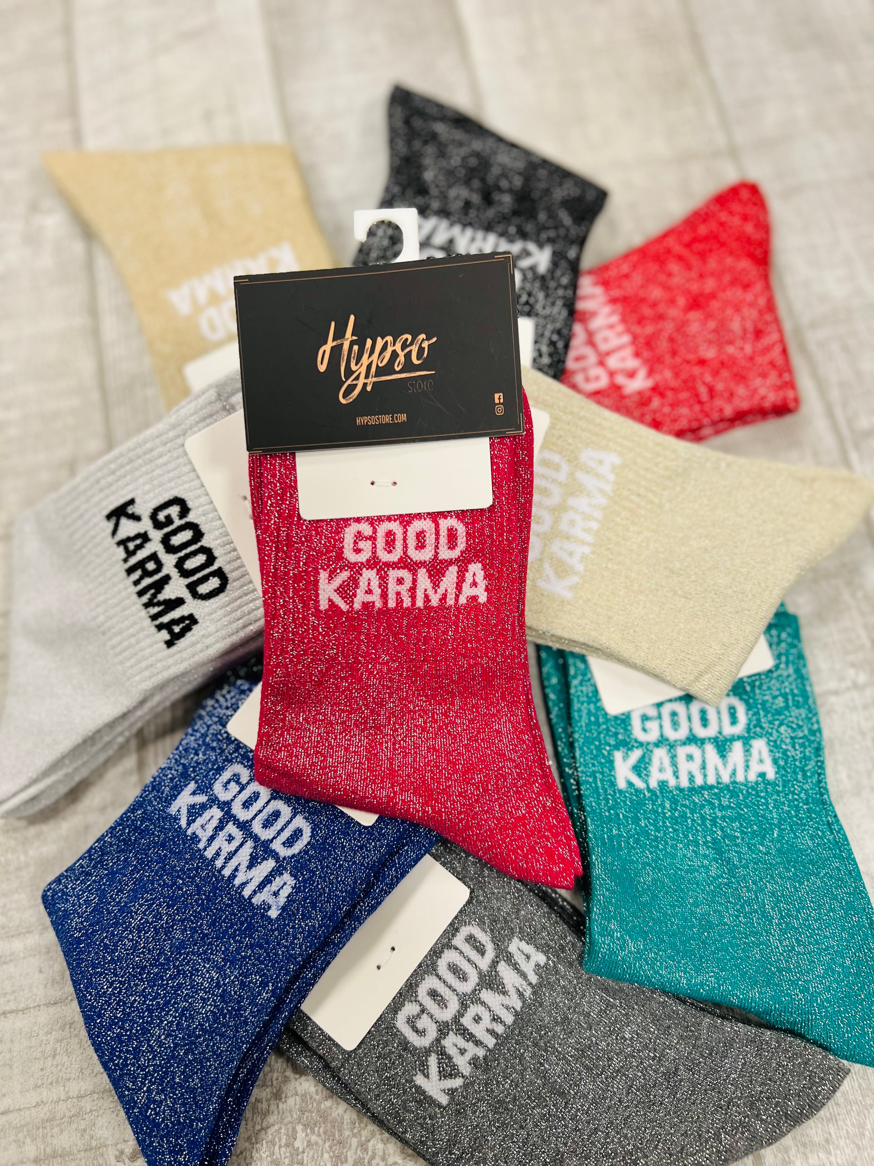 Chaussettes à paillettes GOOD KARMA