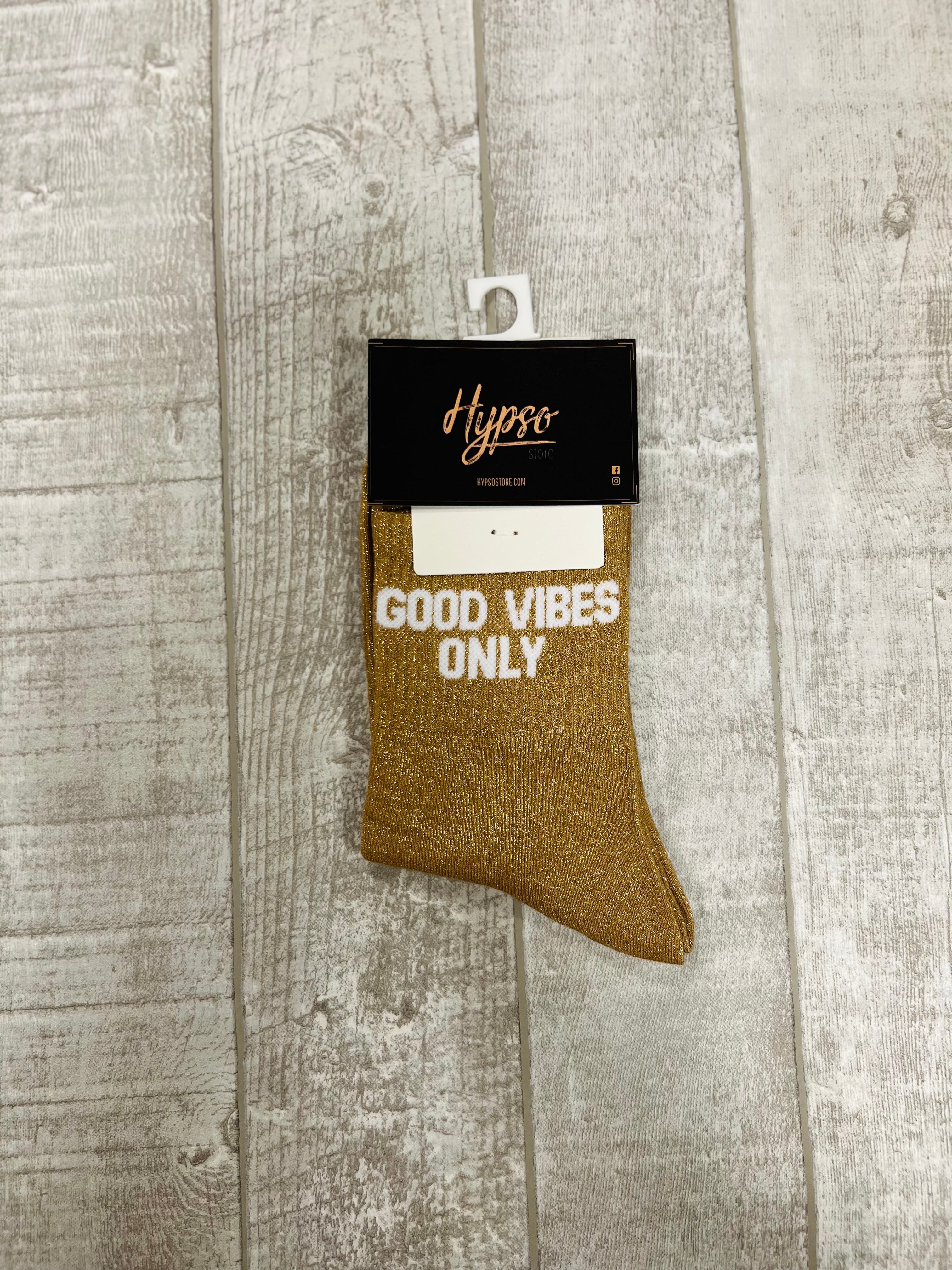 Chaussettes à paillettes GOOD VIBES ONLY