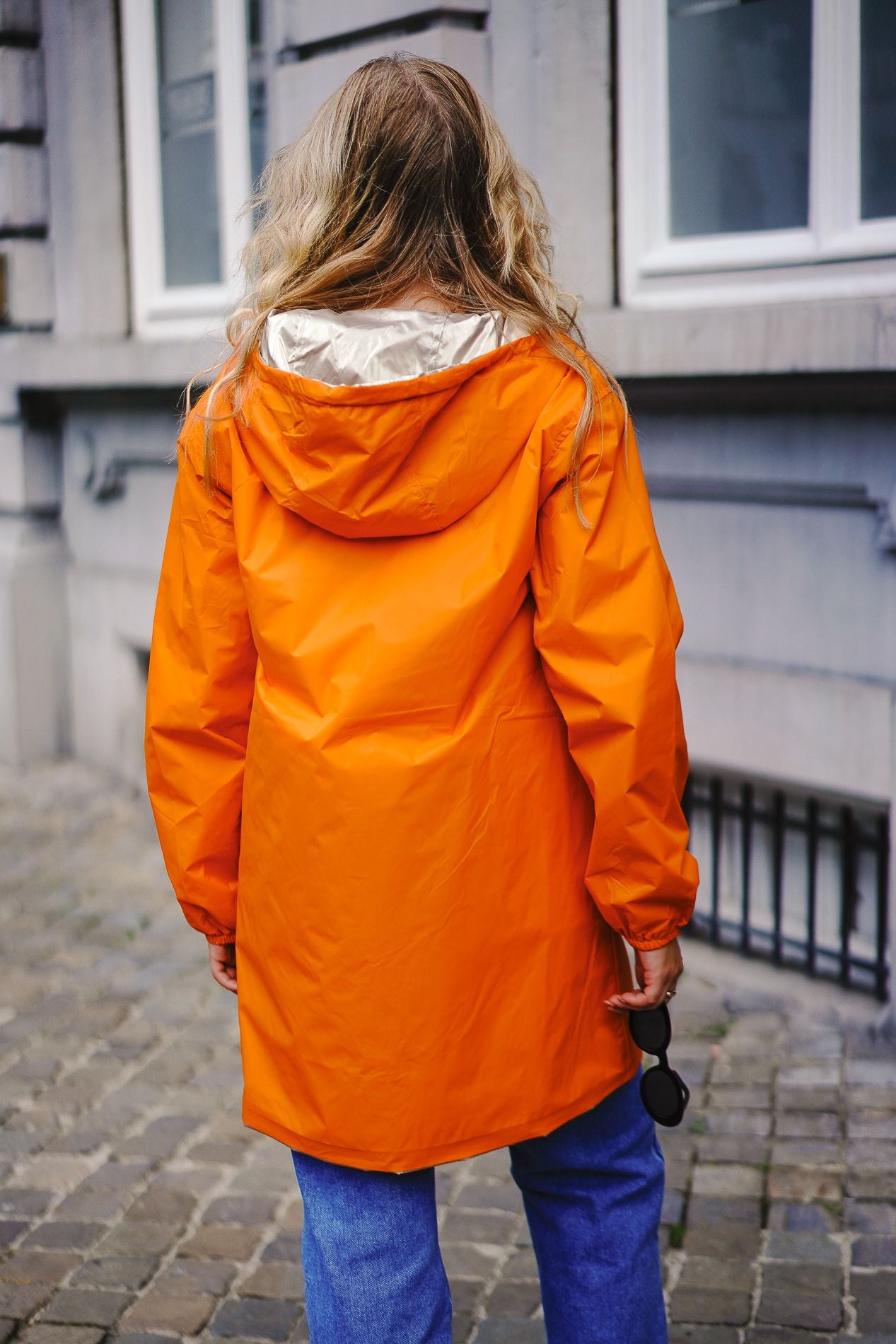 Oranje omkeerbare AGATA-parka