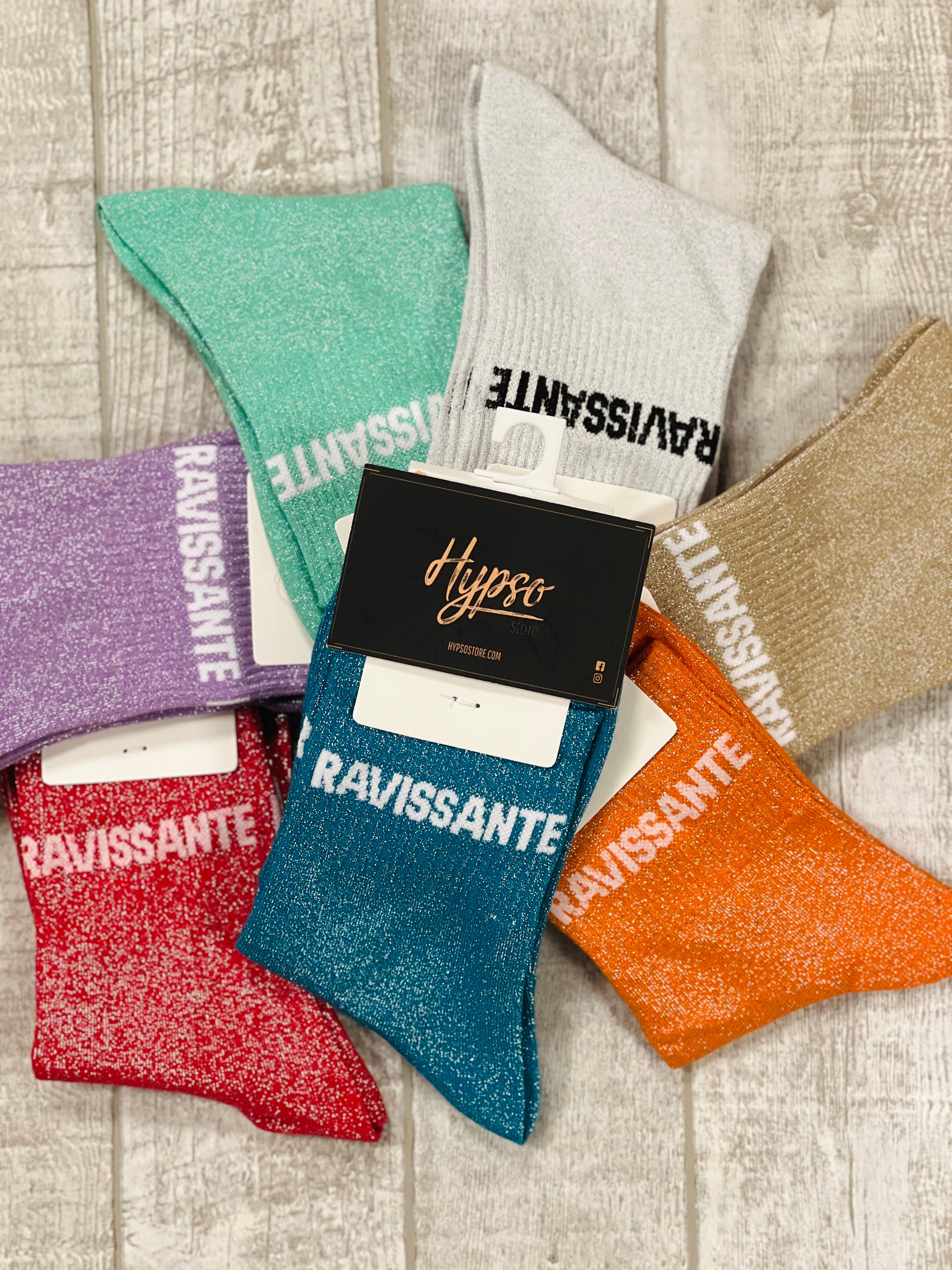 Chaussettes à paillettes RAVISSANTE