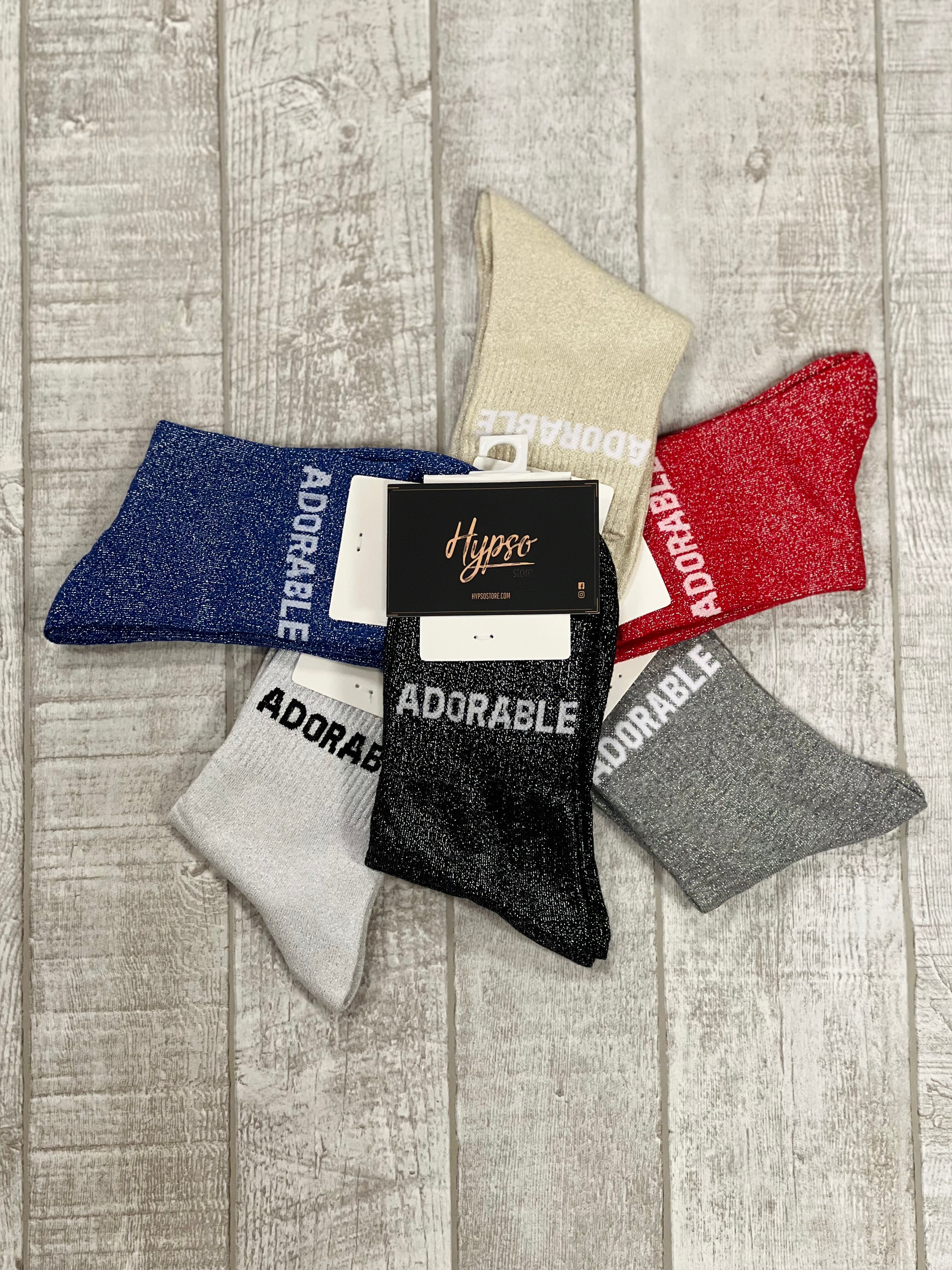 Chaussettes à paillettes ADORABLE