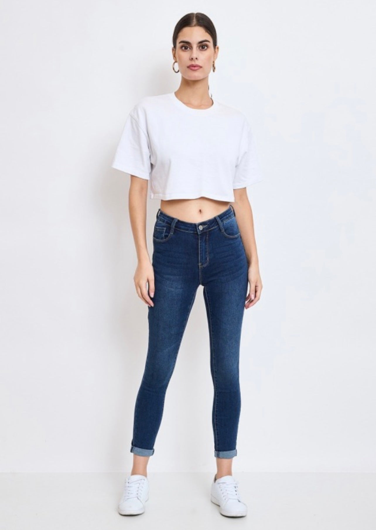 AYLIN slanke push-upjeans