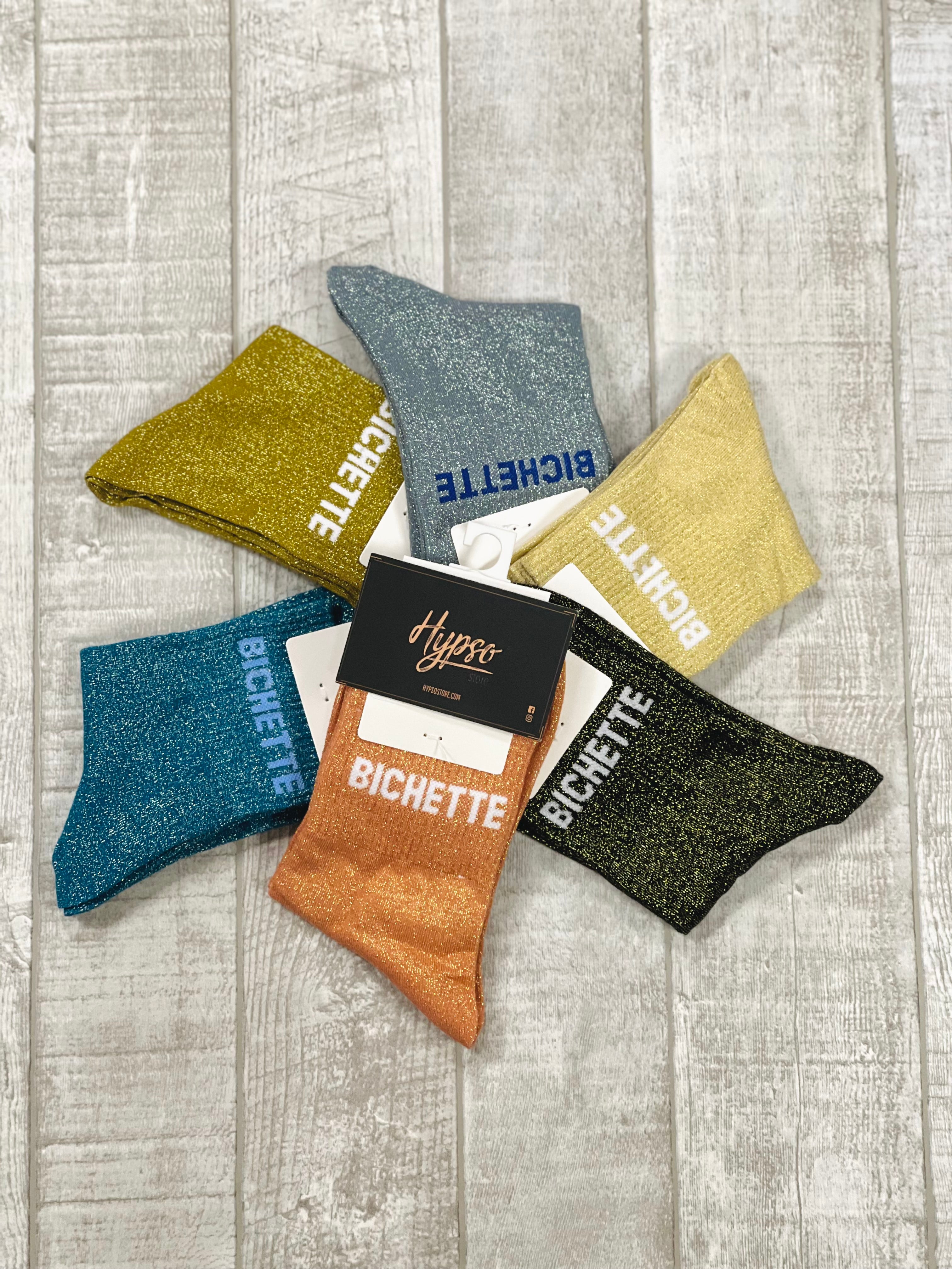 Chaussettes à paillettes BICHETTE