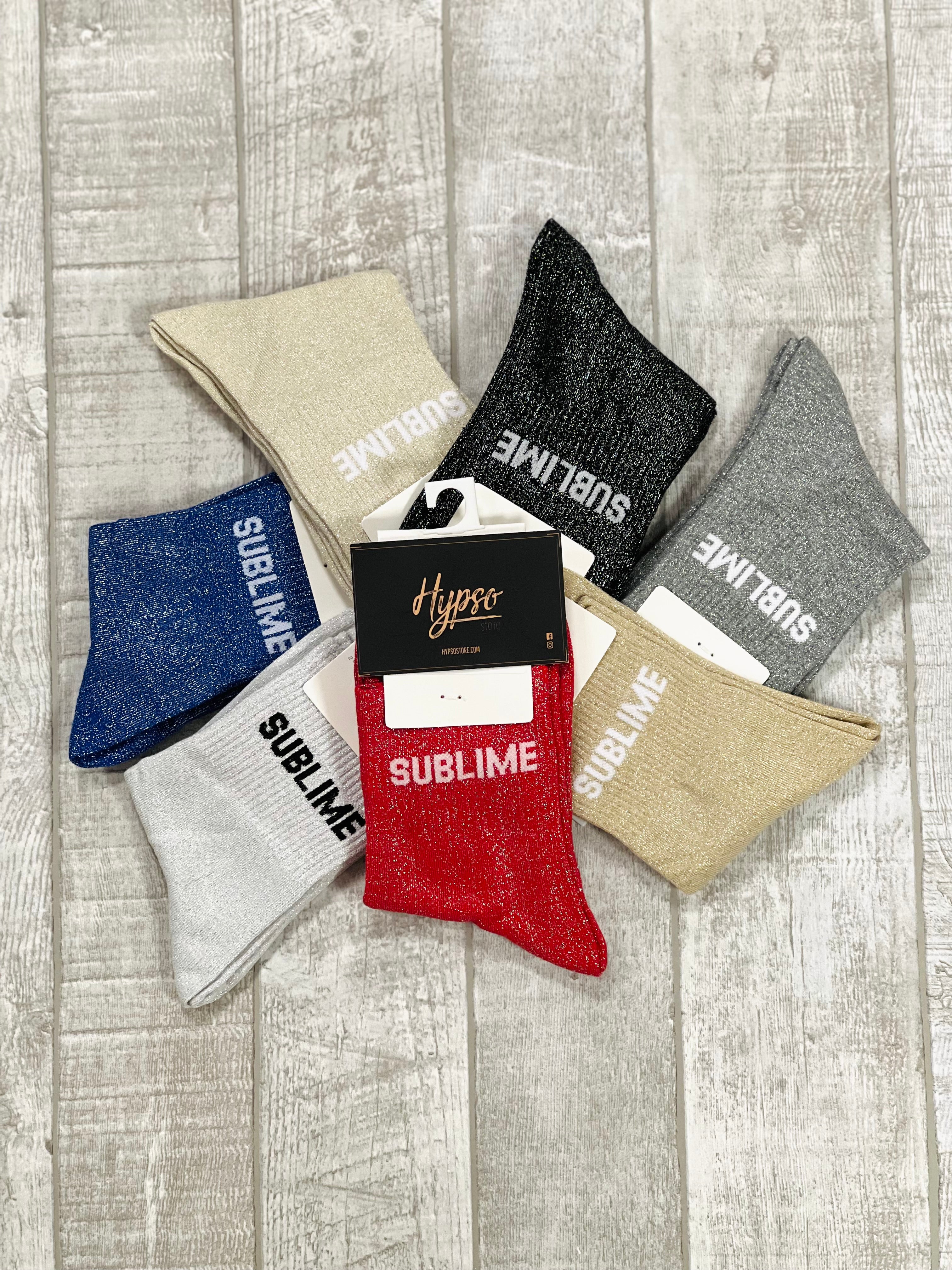 Chaussettes à paillettes SUBLIME