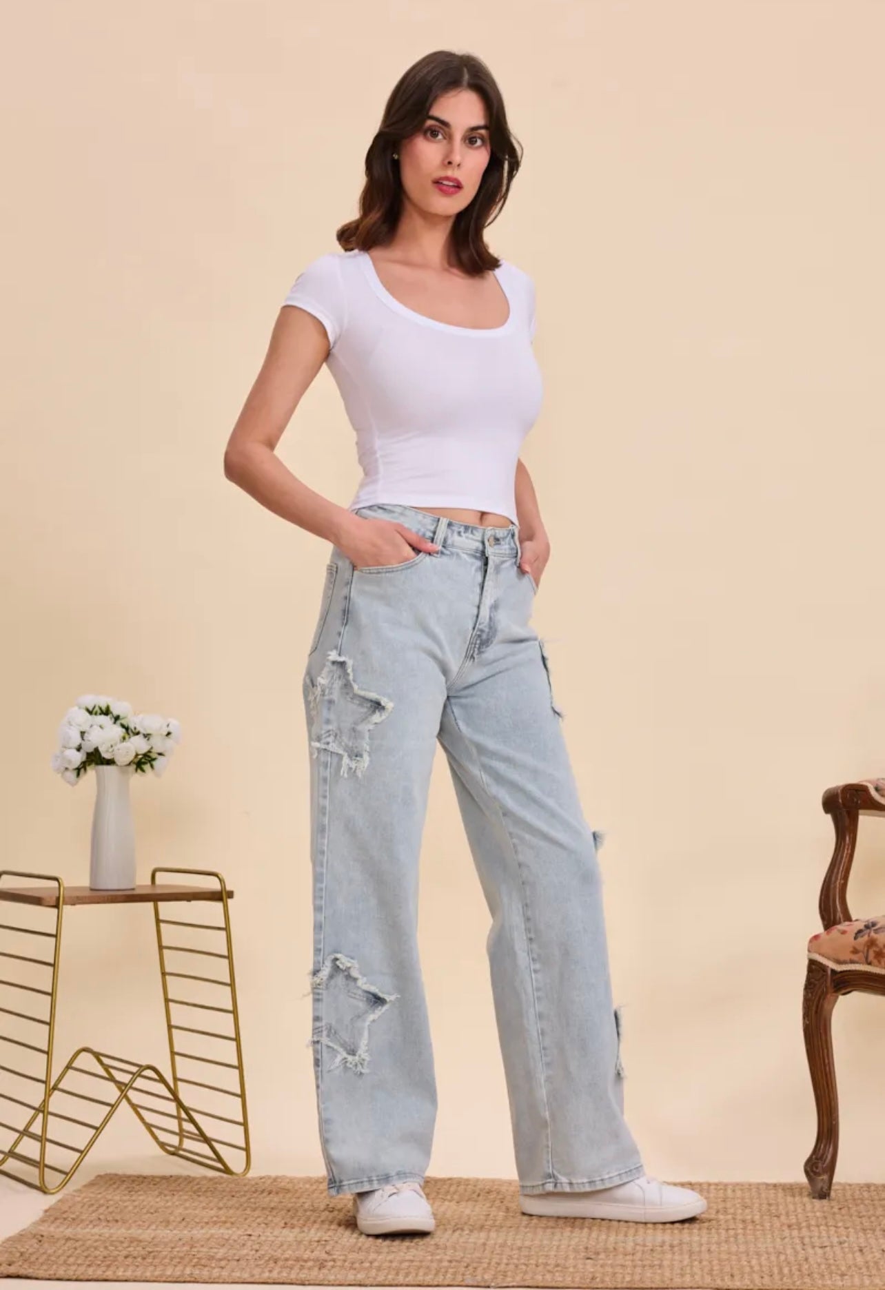 Jeans super straight STARS