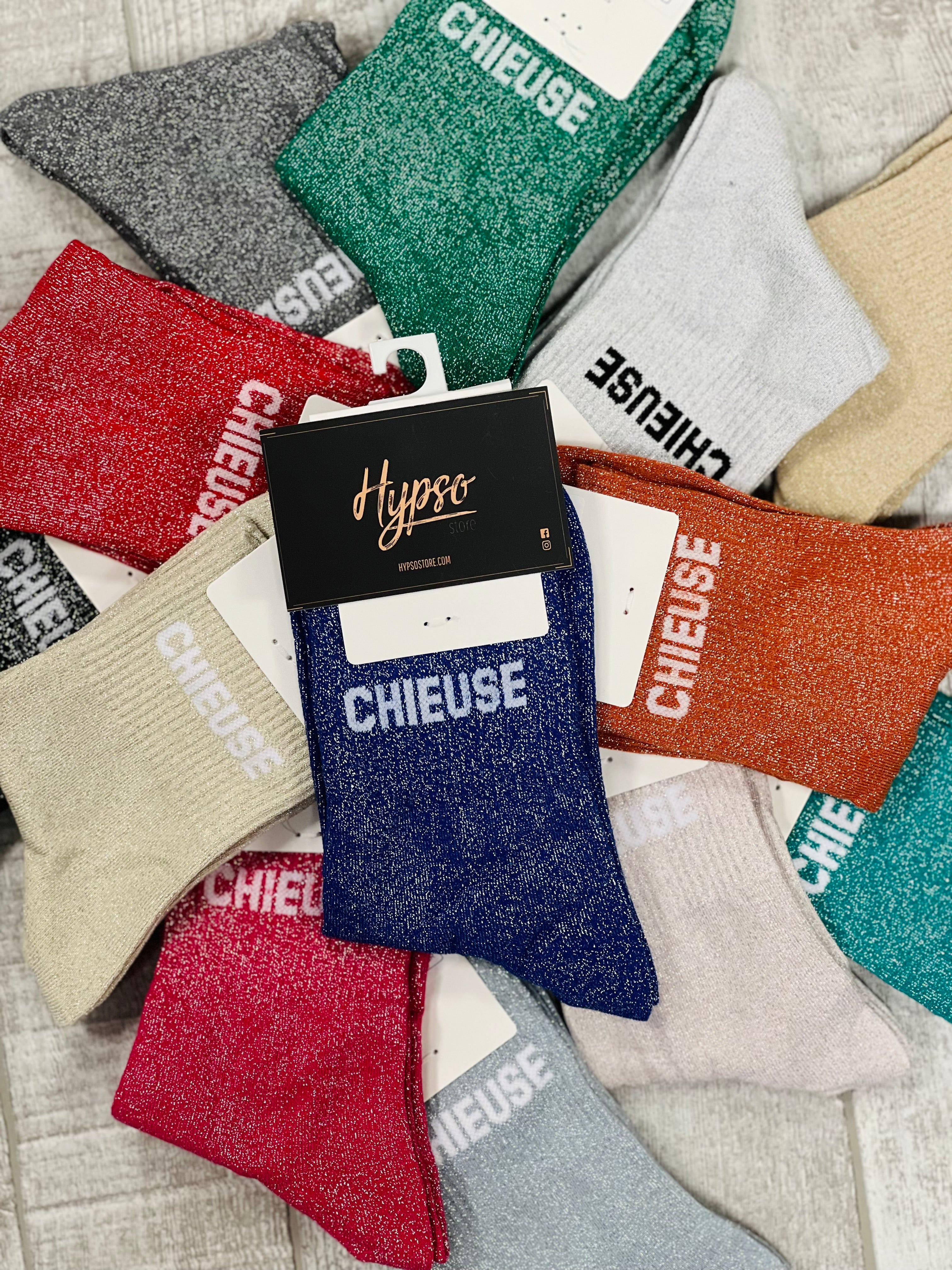 Chaussettes à paillettes CHIEUSE