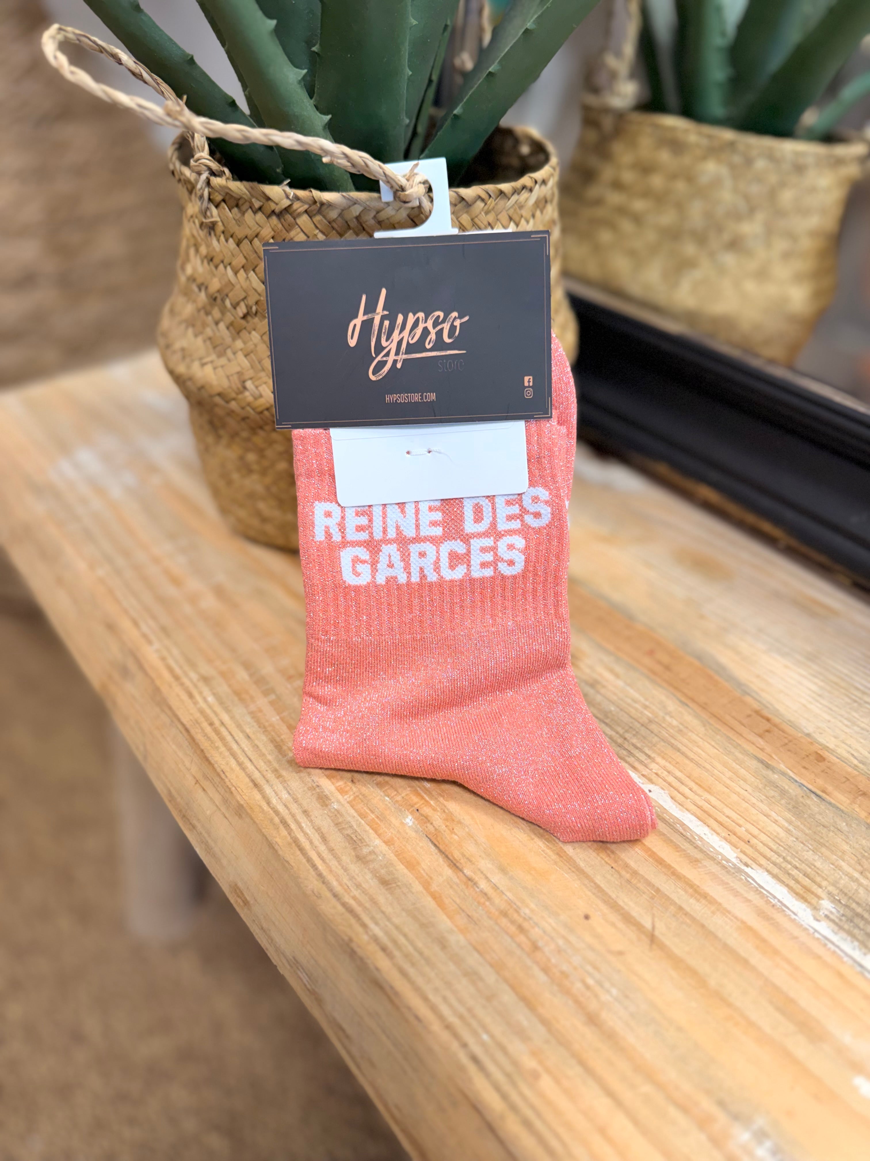 Chaussettes à paillettes REINE DES GARCES