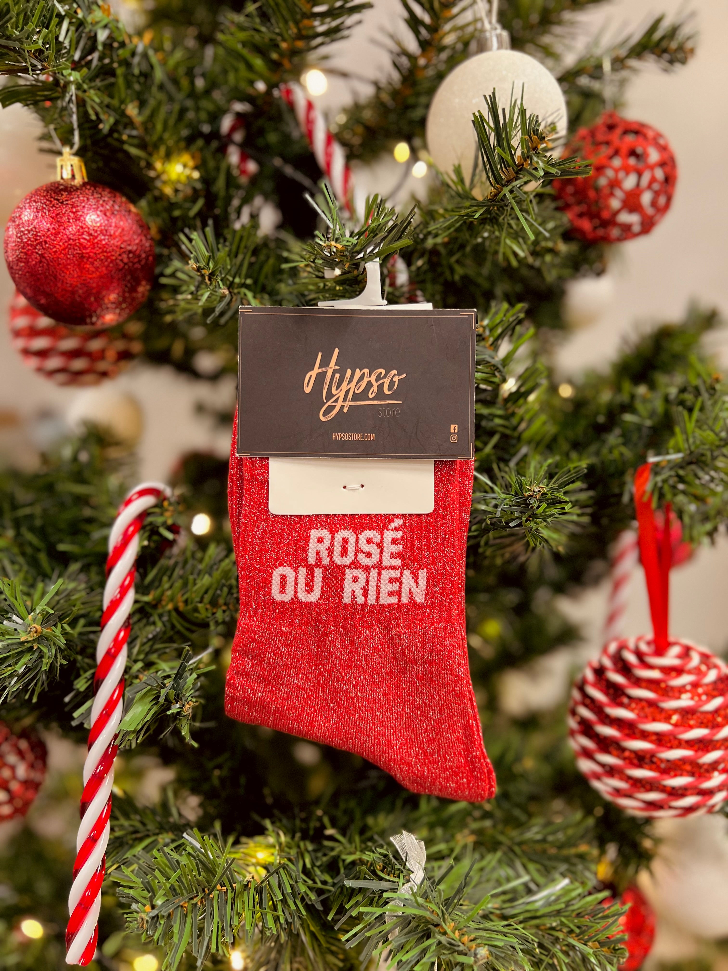 Chaussettes à paillettes ROSÉ OU RIEN