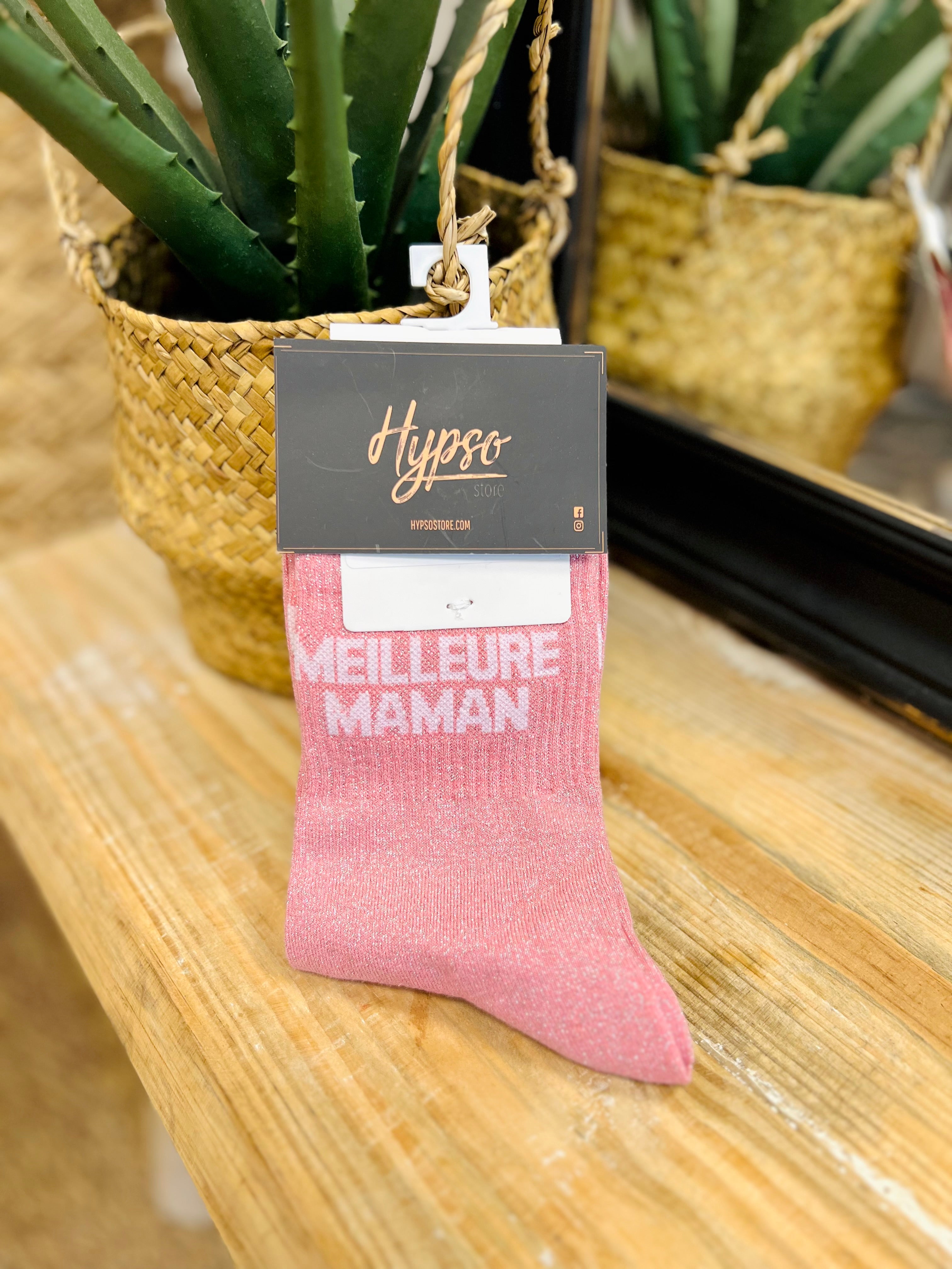 Chaussettes à paillettes MEILLEURE MAMAN