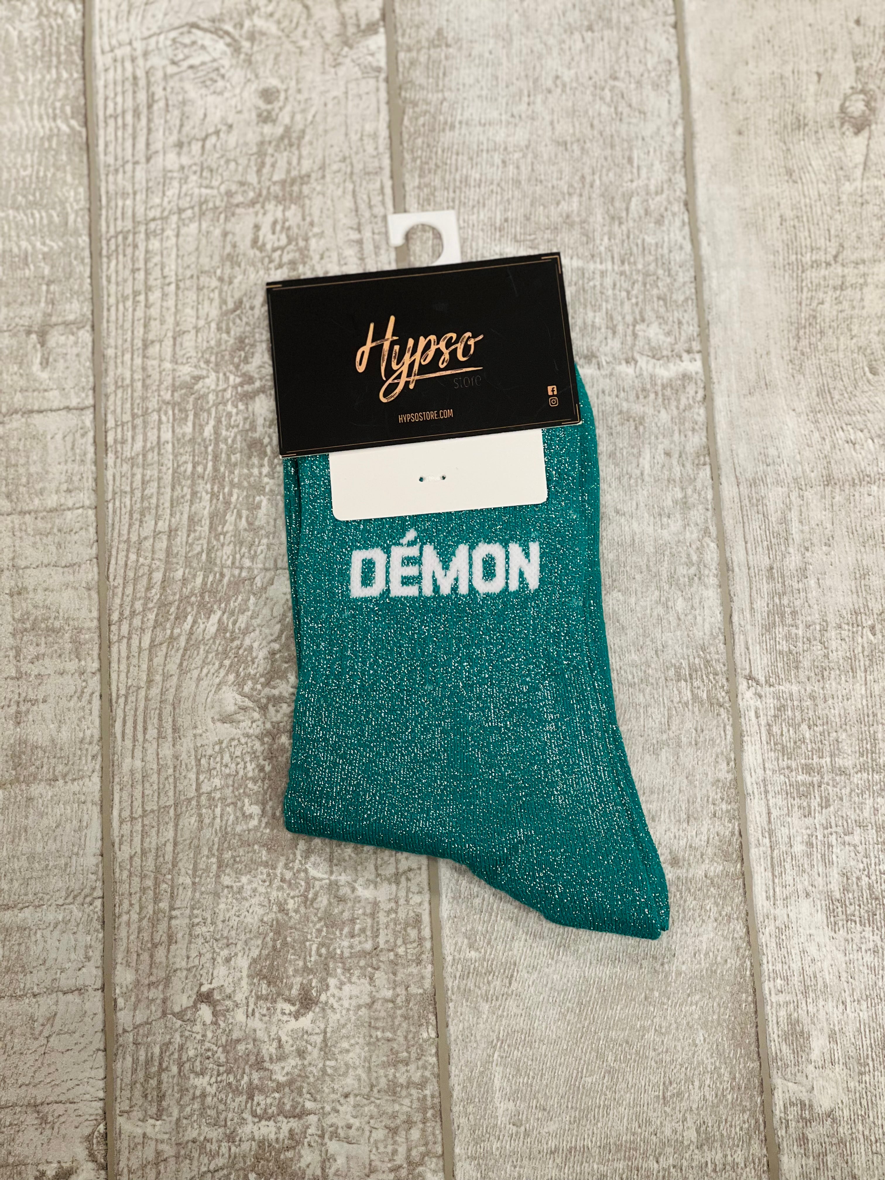 Chaussettes à paillettes DÉMON