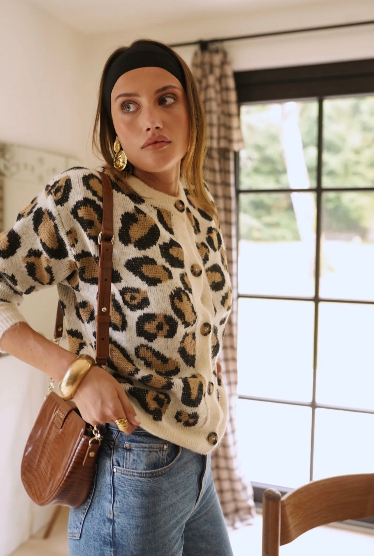 Gilet  NANETTE léopard